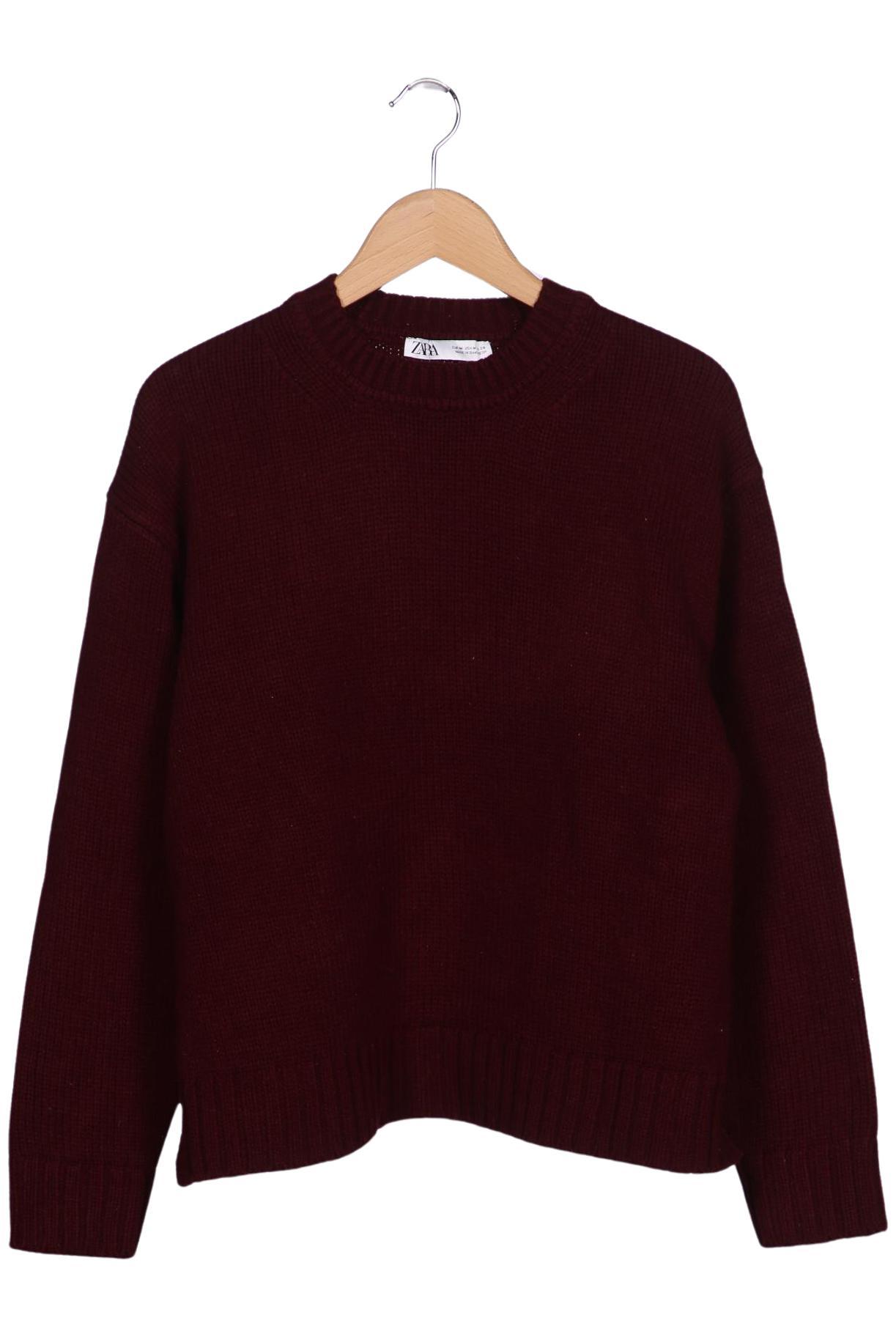 

Zara Damen Pullover, bordeaux, Gr. 38