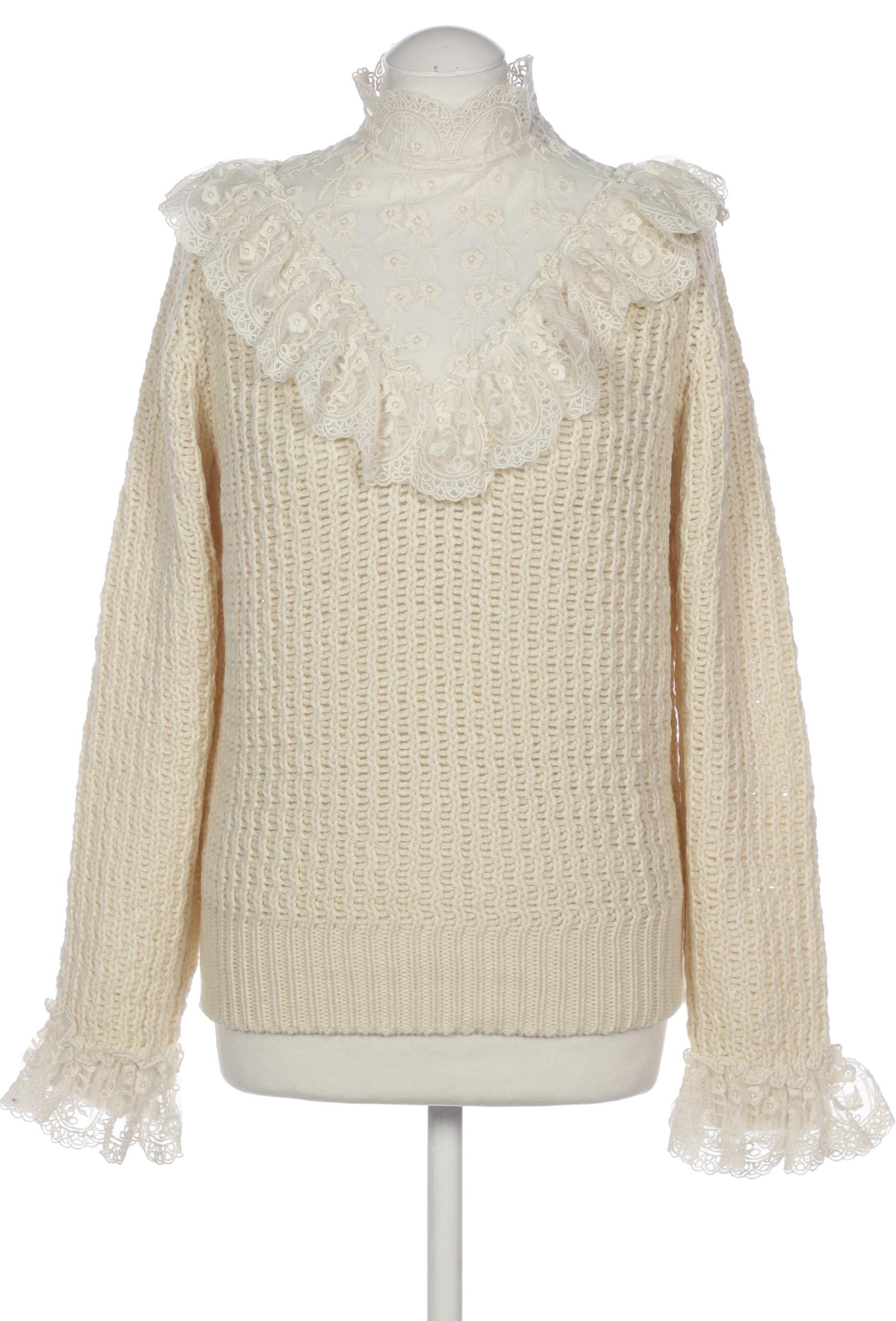 

Zara Damen Pullover, cremeweiß, Gr. 36