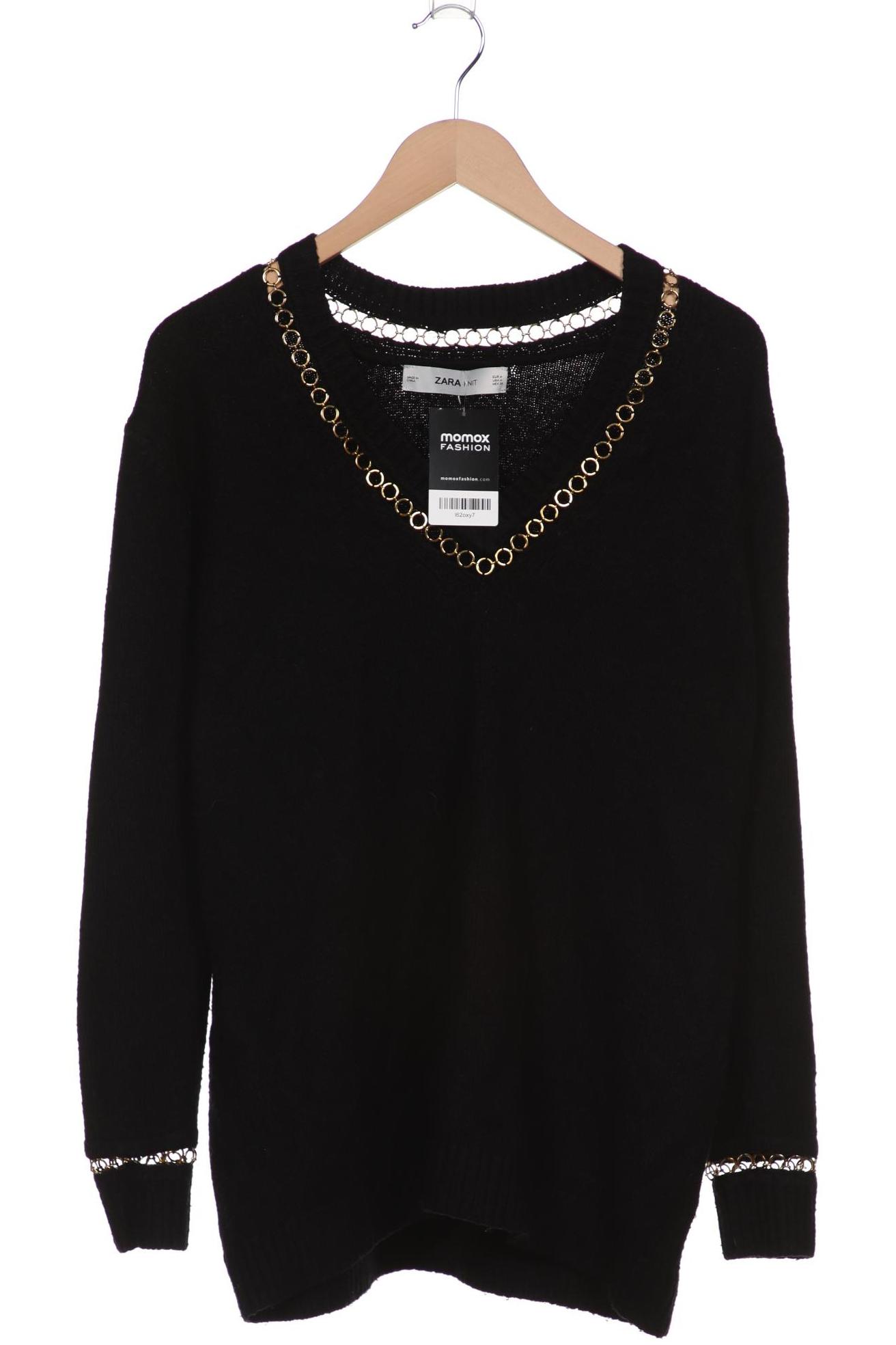 

ZARA Damen Pullover, schwarz