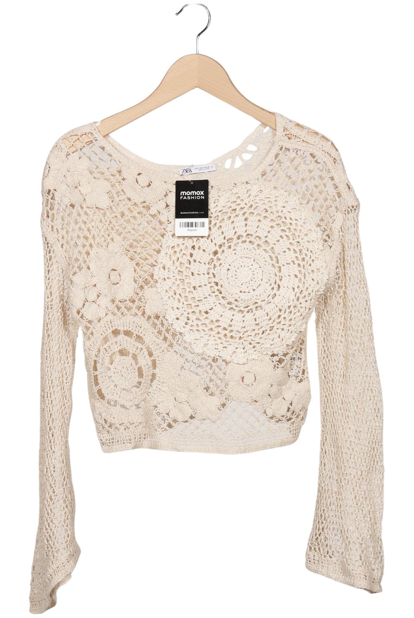 

Zara Damen Pullover, cremeweiß, Gr. 36