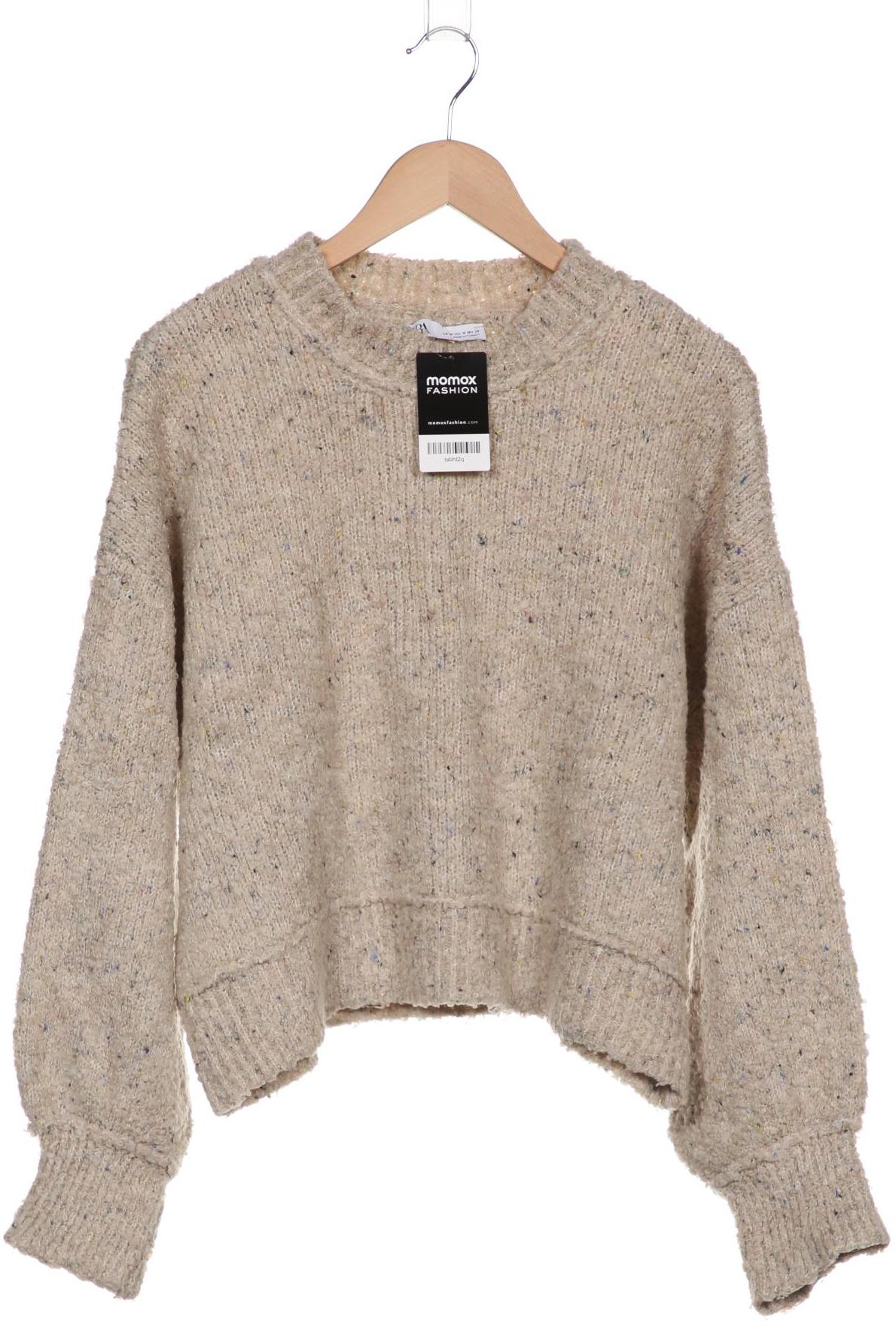

ZARA Damen Pullover, beige