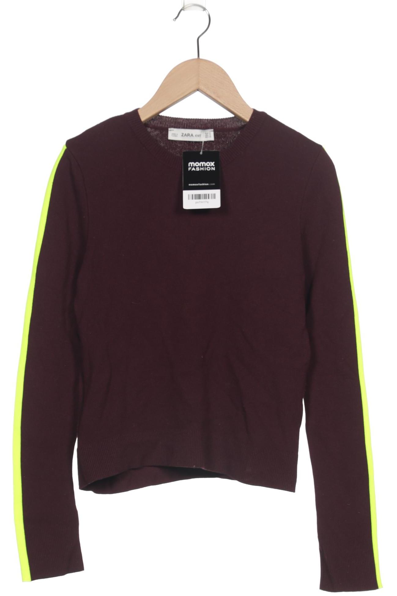 

Zara Damen Pullover, bordeaux, Gr. 36