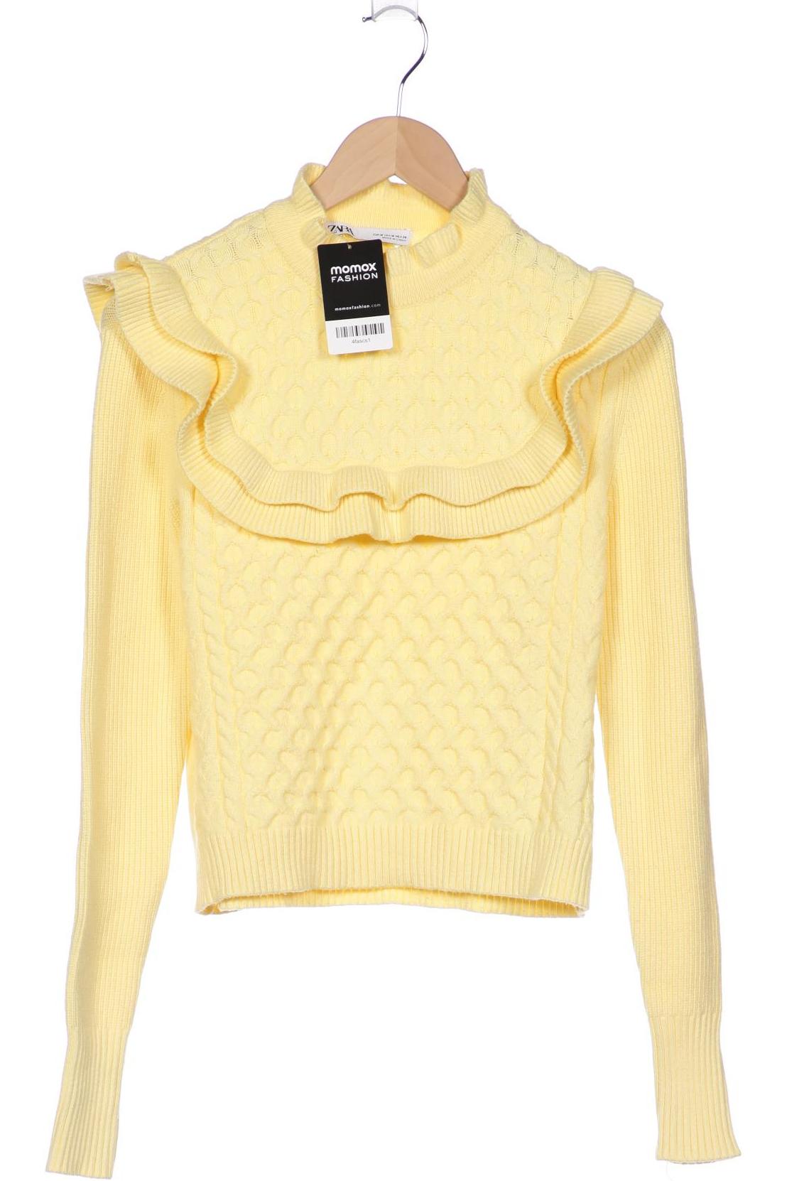 

ZARA Damen Pullover, gelb