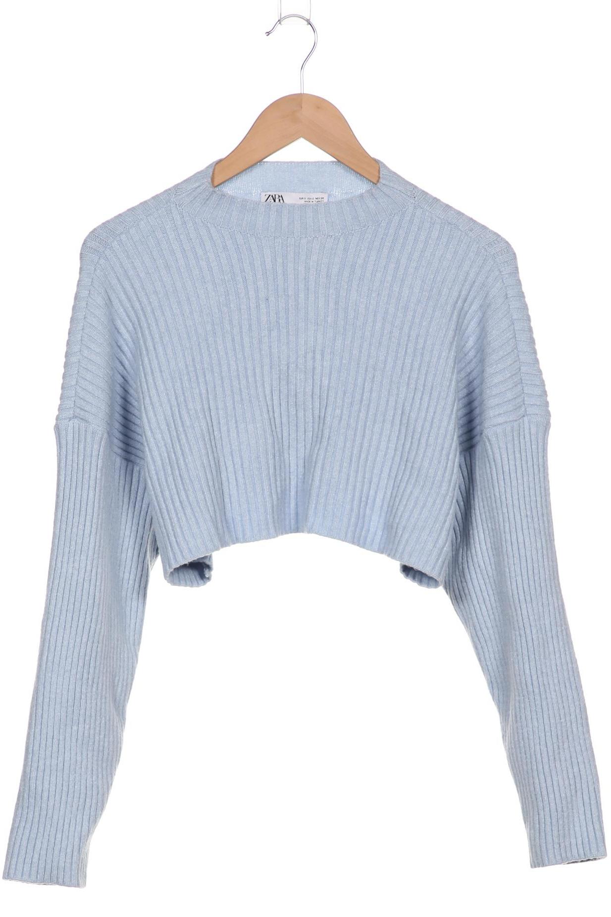 

ZARA Damen Pullover, hellblau