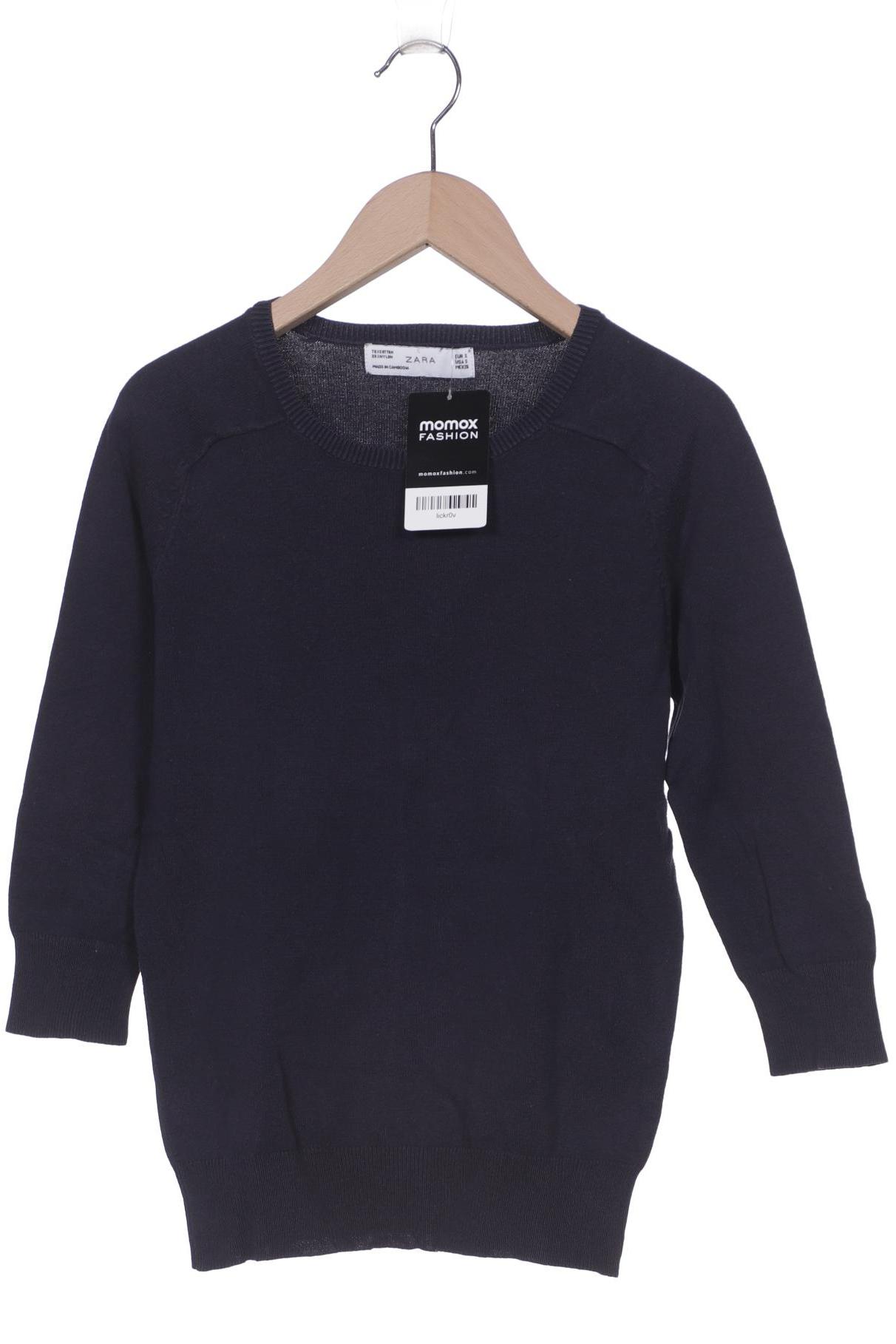 

ZARA Damen Pullover, marineblau