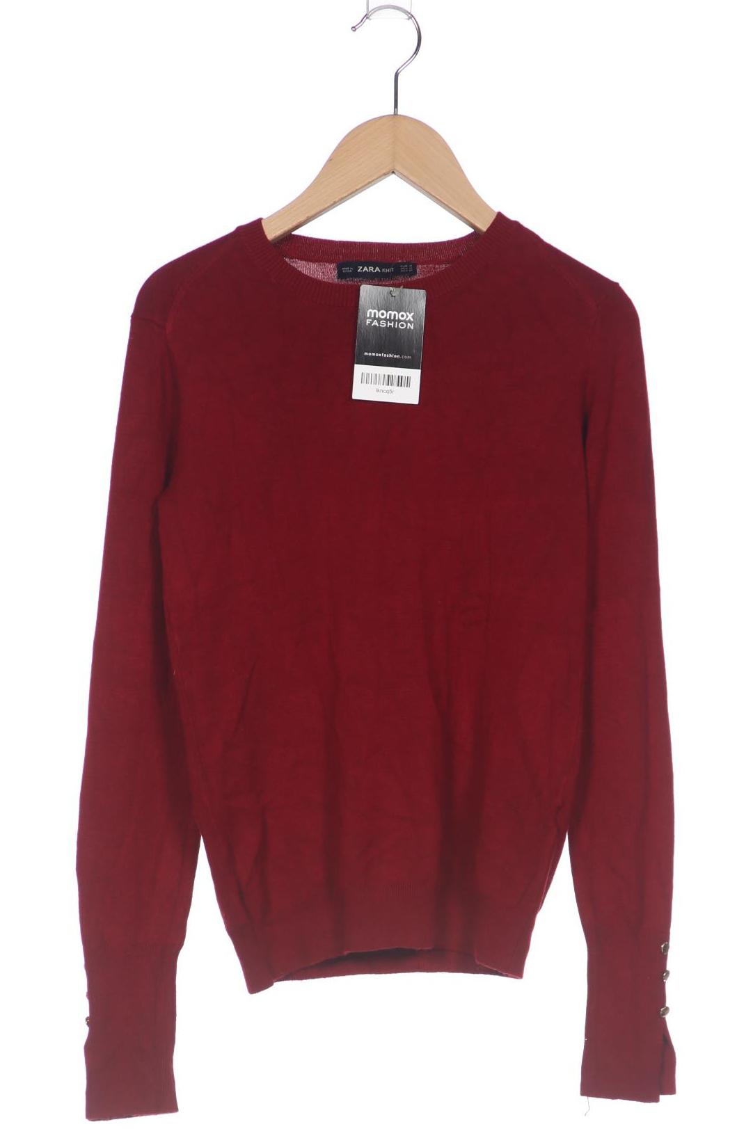 

Zara Damen Pullover, bordeaux, Gr. 38