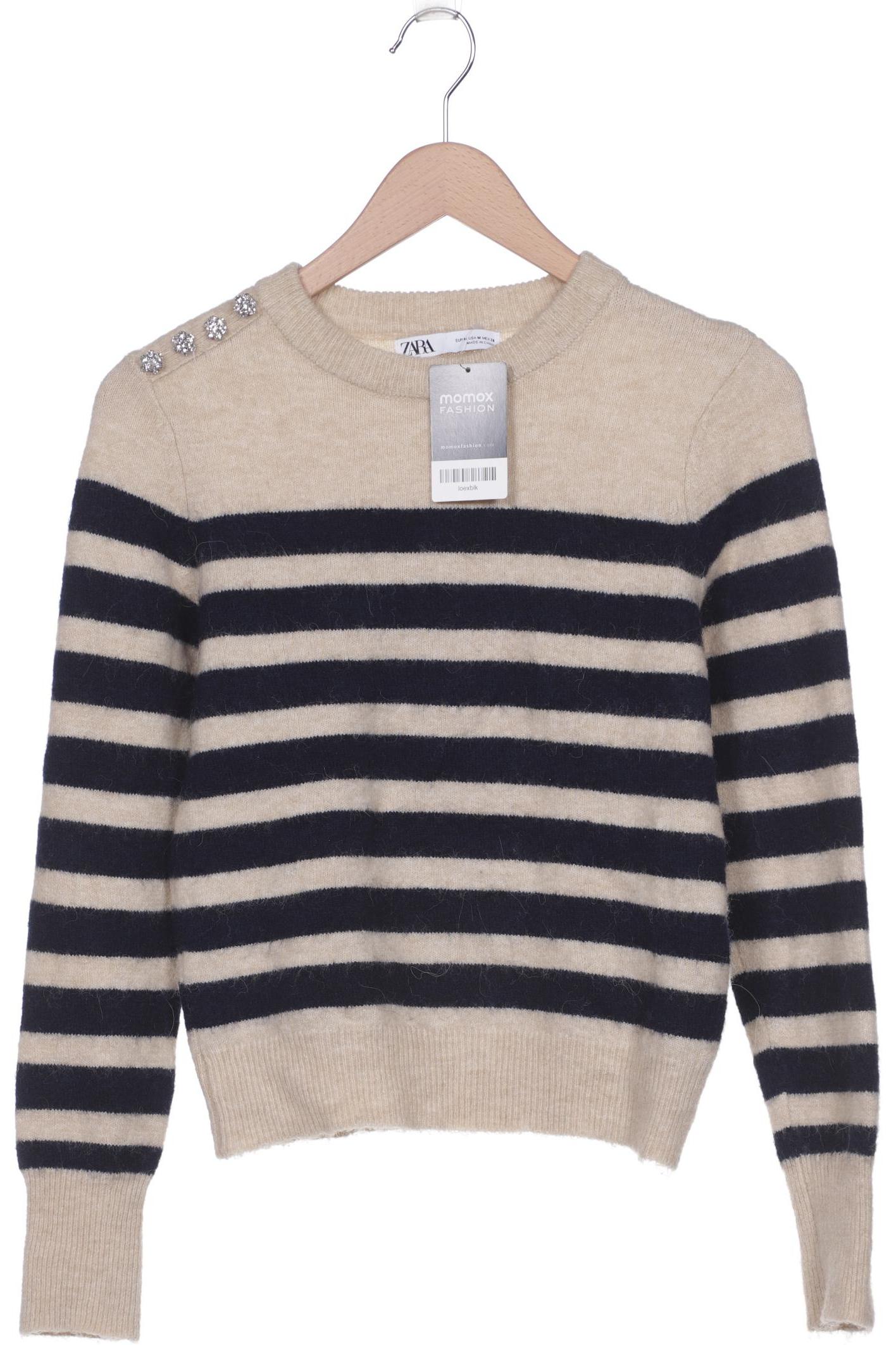 

ZARA Damen Pullover, beige