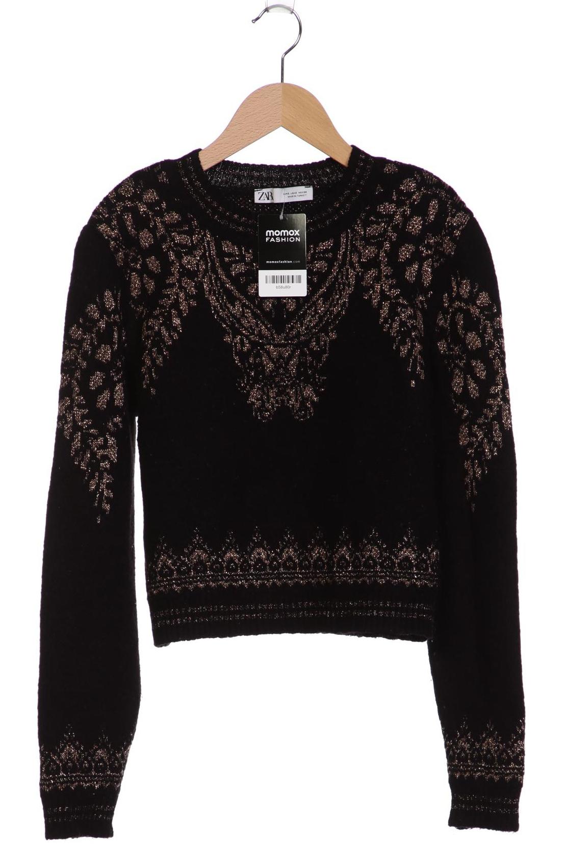 

Zara Damen Pullover, schwarz, Gr. 36