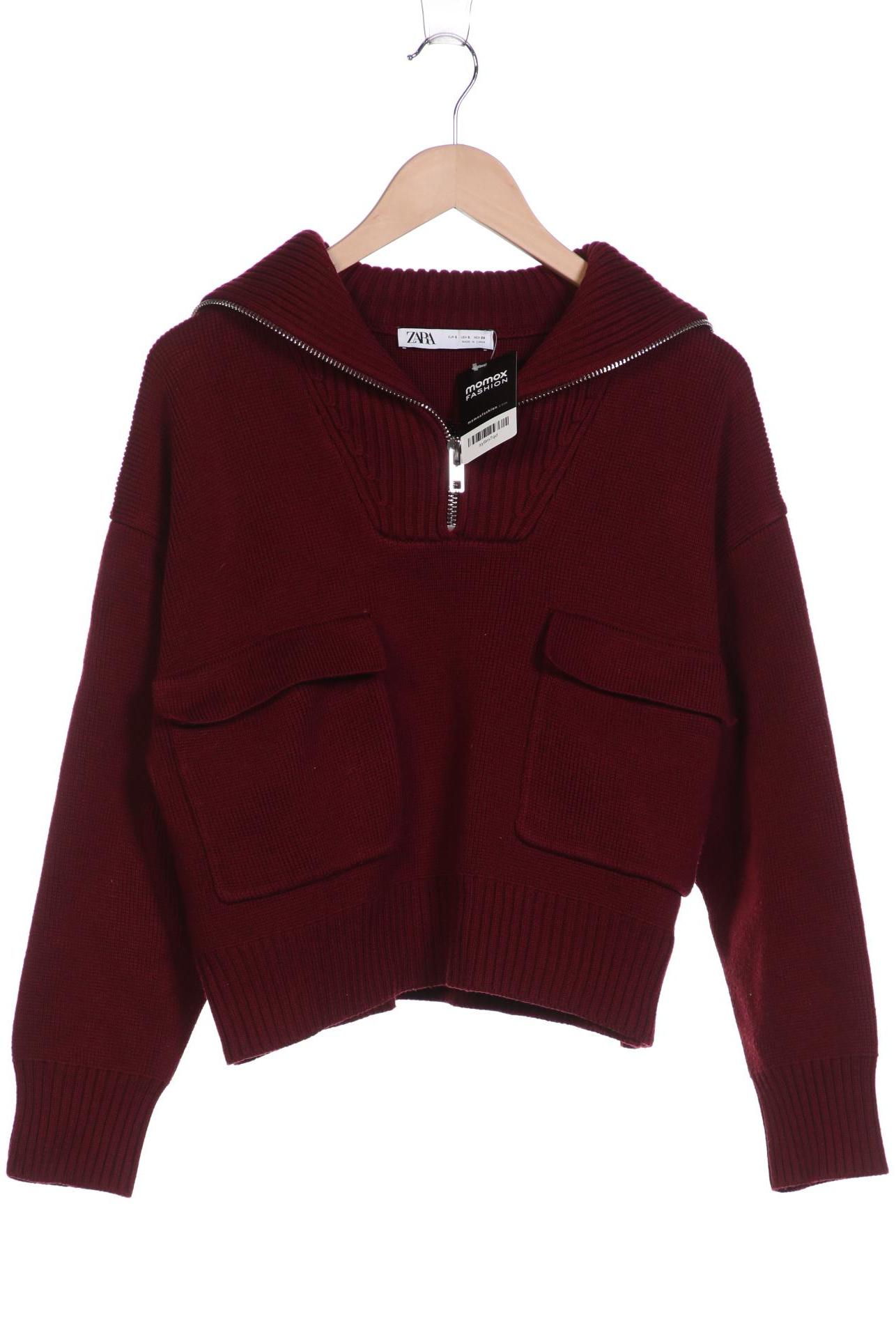 

ZARA Damen Pullover, bordeaux