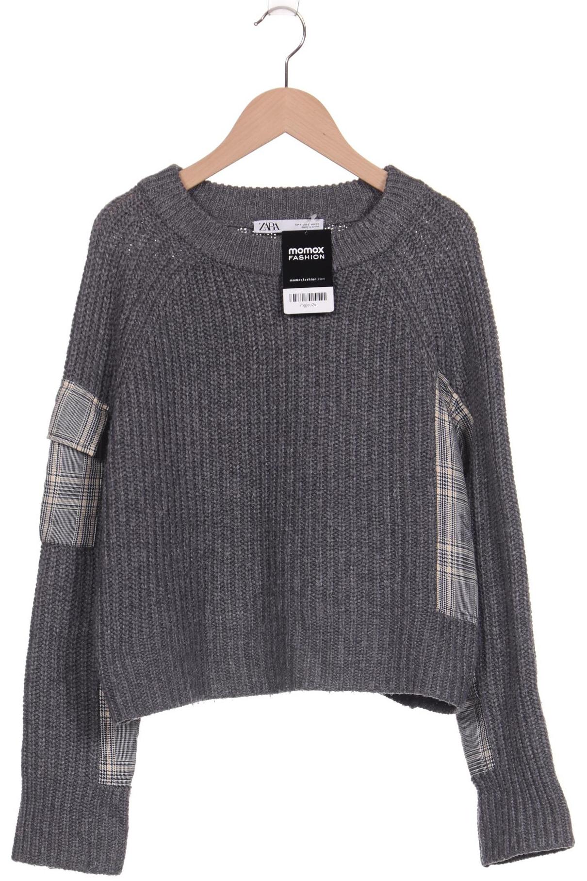 

ZARA Damen Pullover, grau