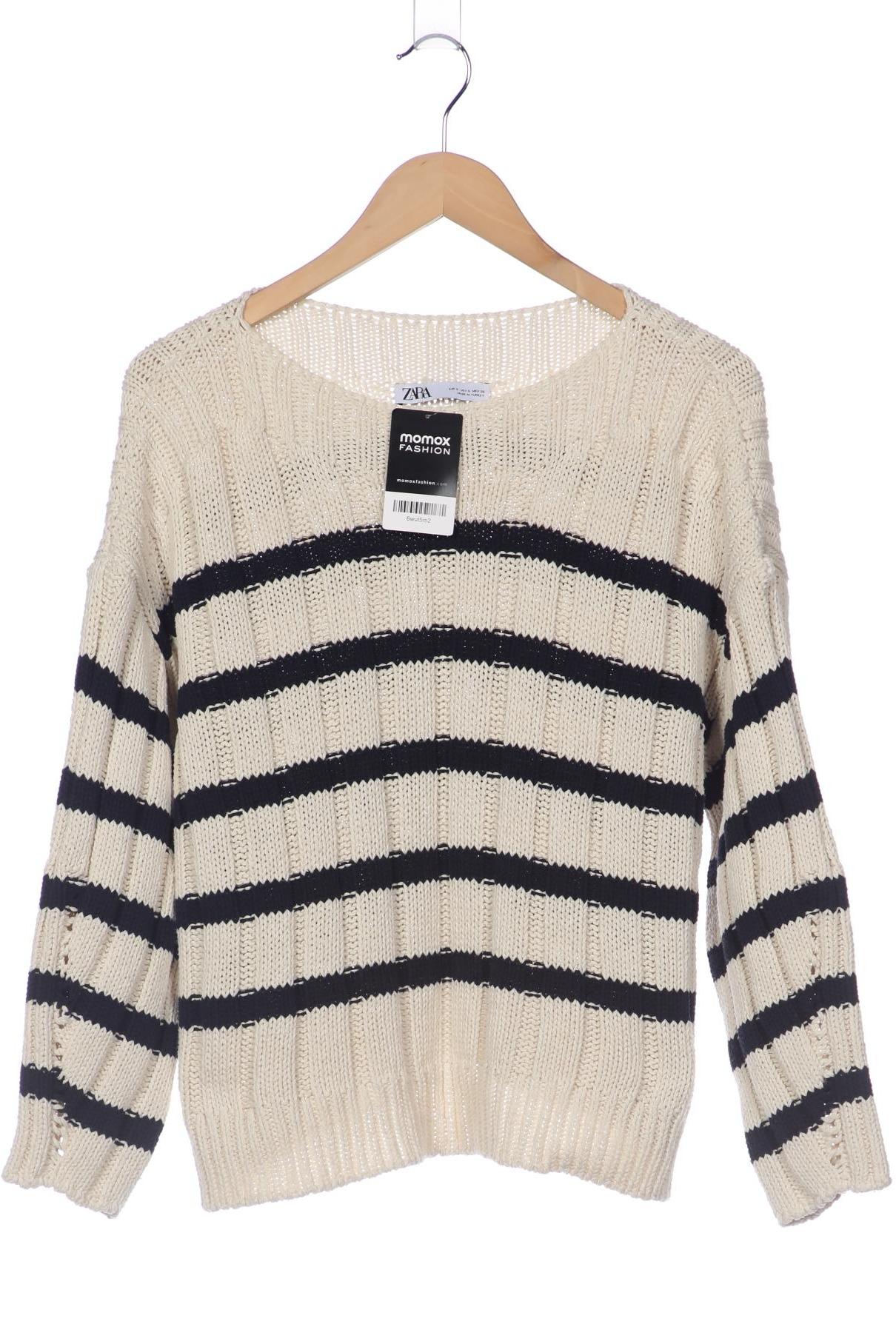 

Zara Damen Pullover, cremeweiß, Gr. 36