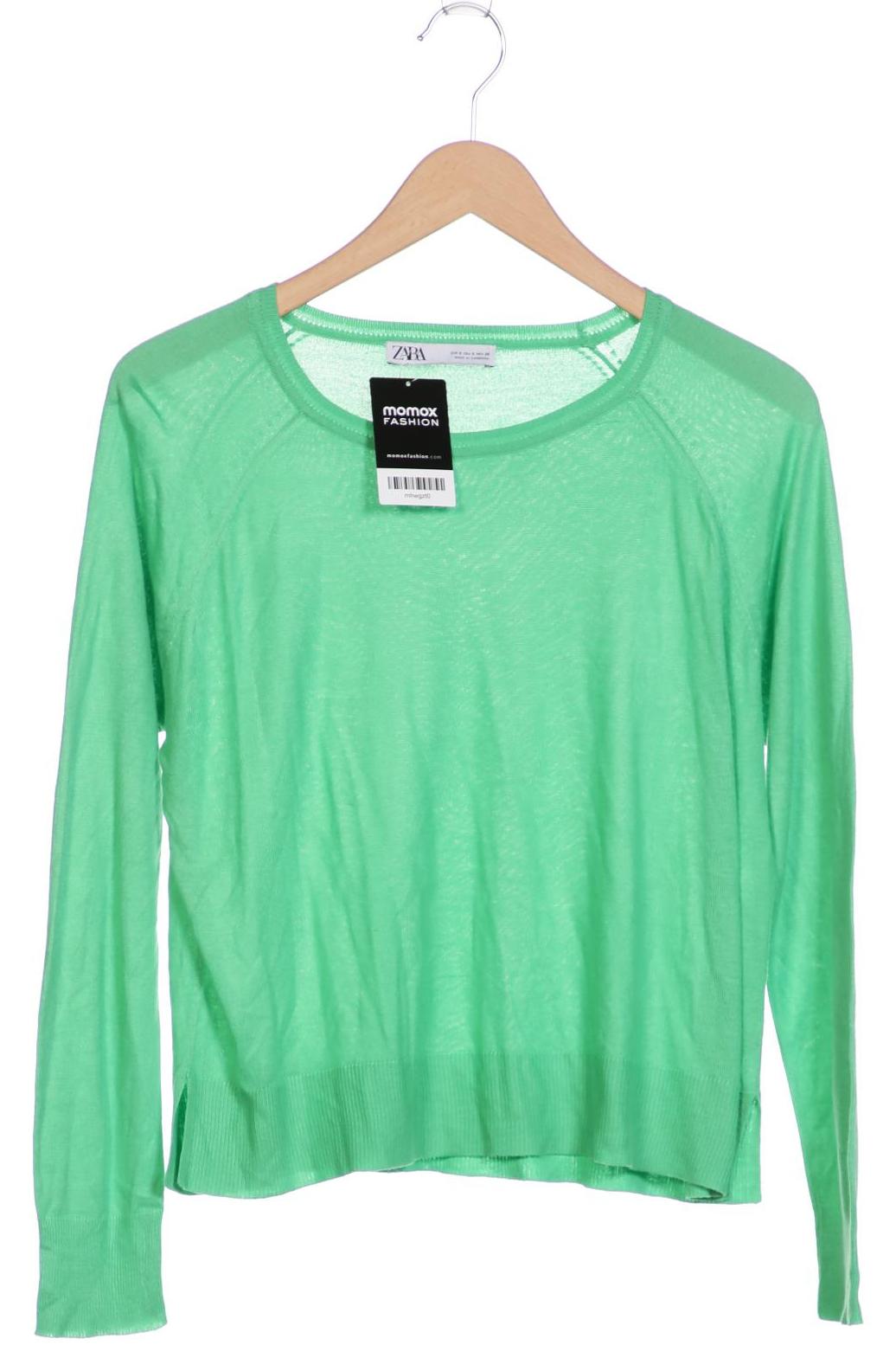 

ZARA Damen Pullover, grün