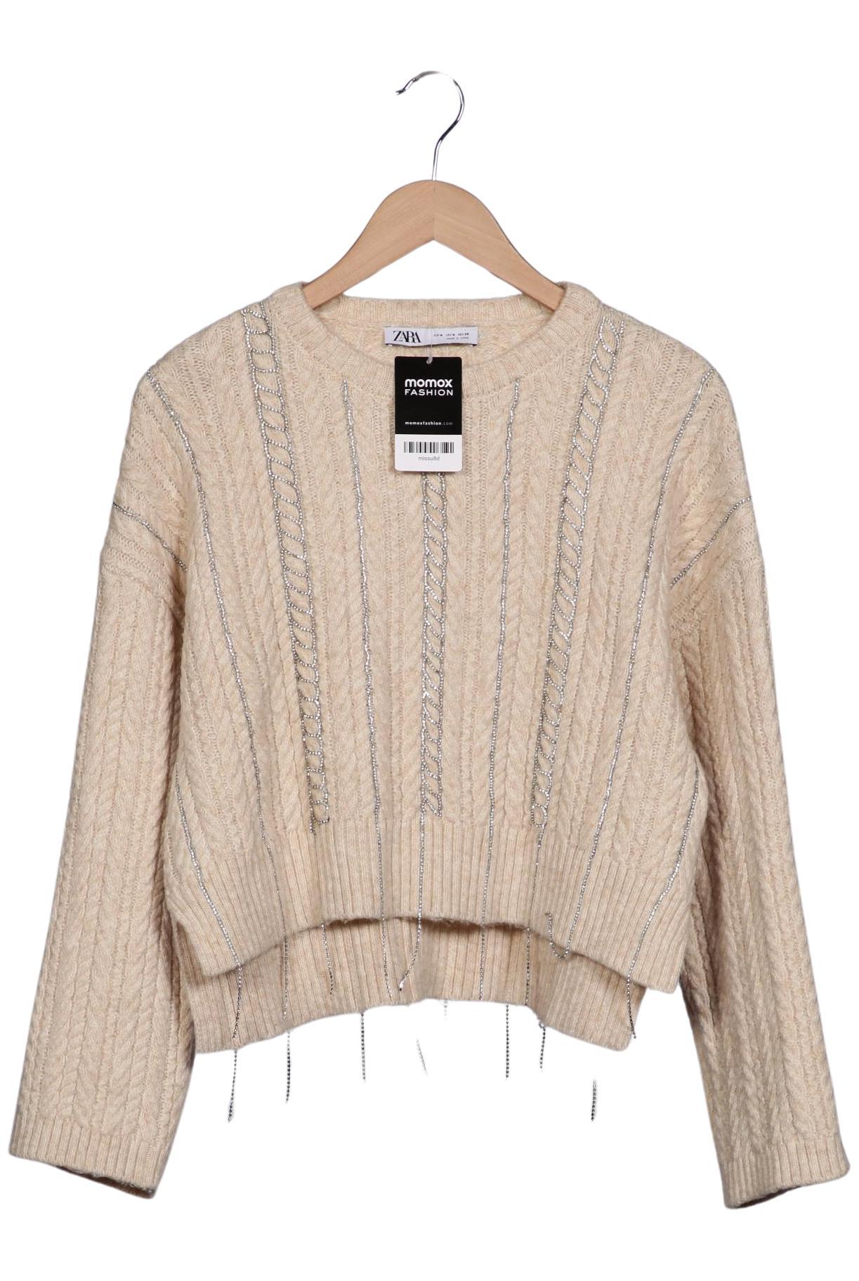 

Zara Damen Pullover, beige, Gr. 38