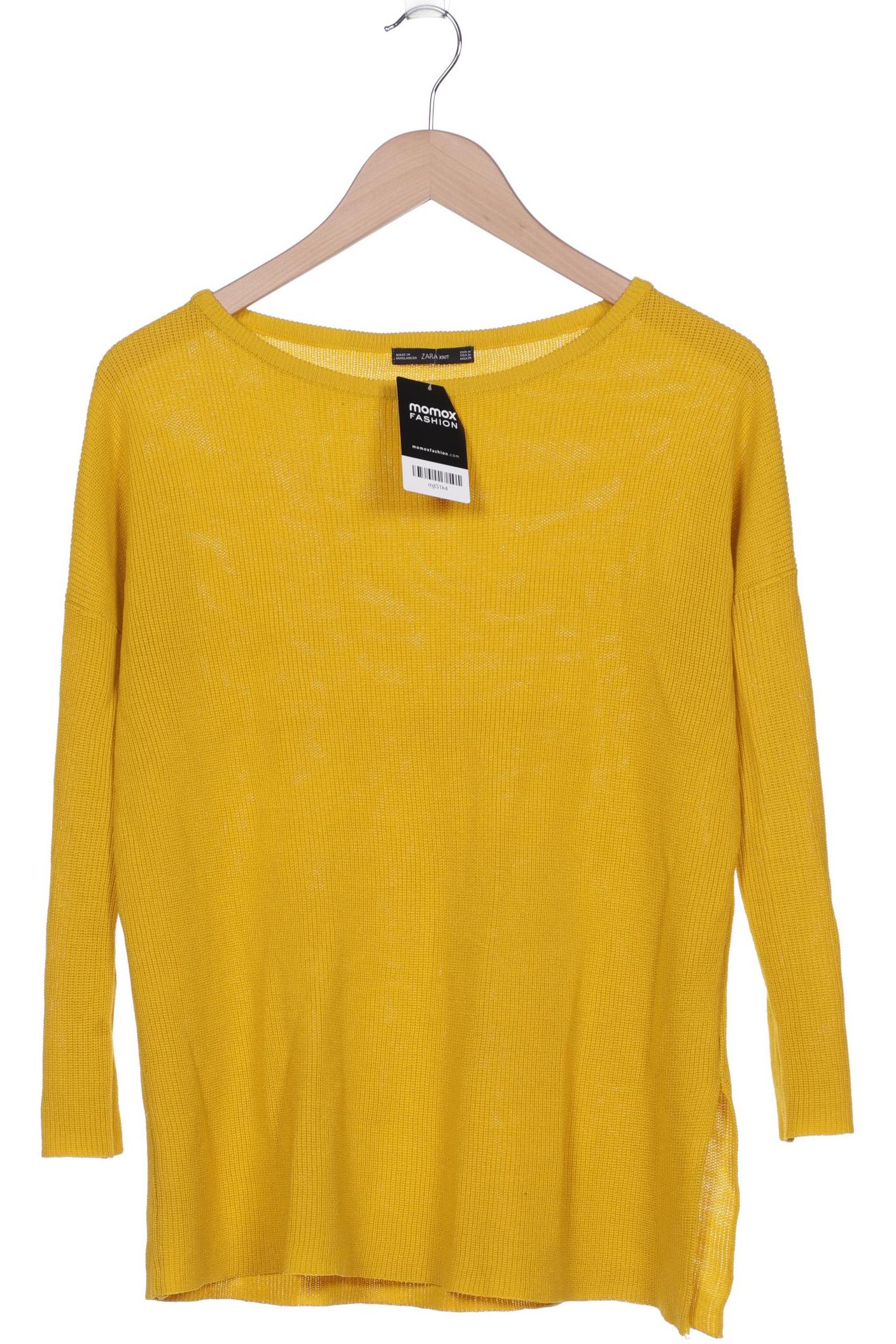 

ZARA Damen Pullover, gelb