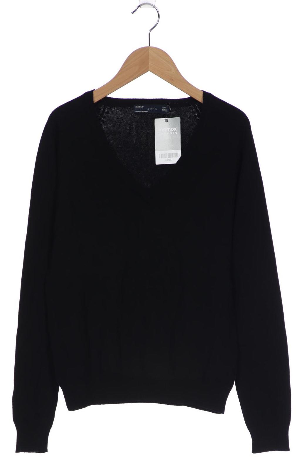 

ZARA Damen Pullover, schwarz