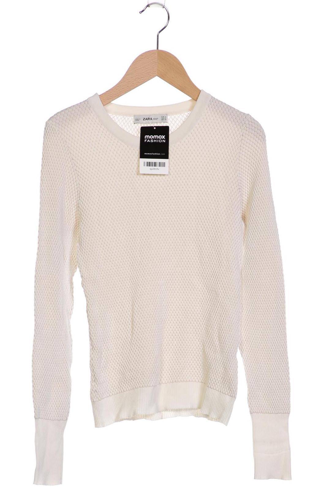 

Zara Damen Pullover, cremeweiß, Gr. 38