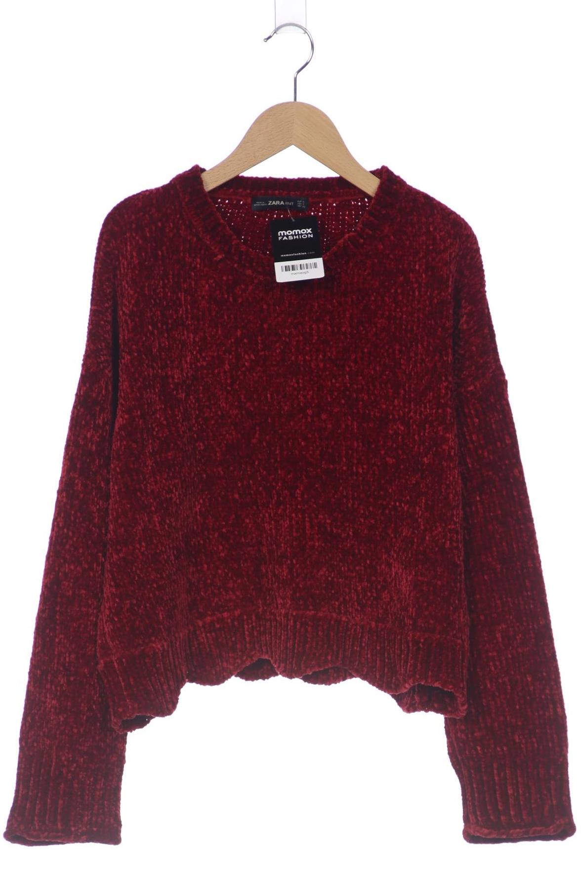 

Zara Damen Pullover, bordeaux, Gr. 36