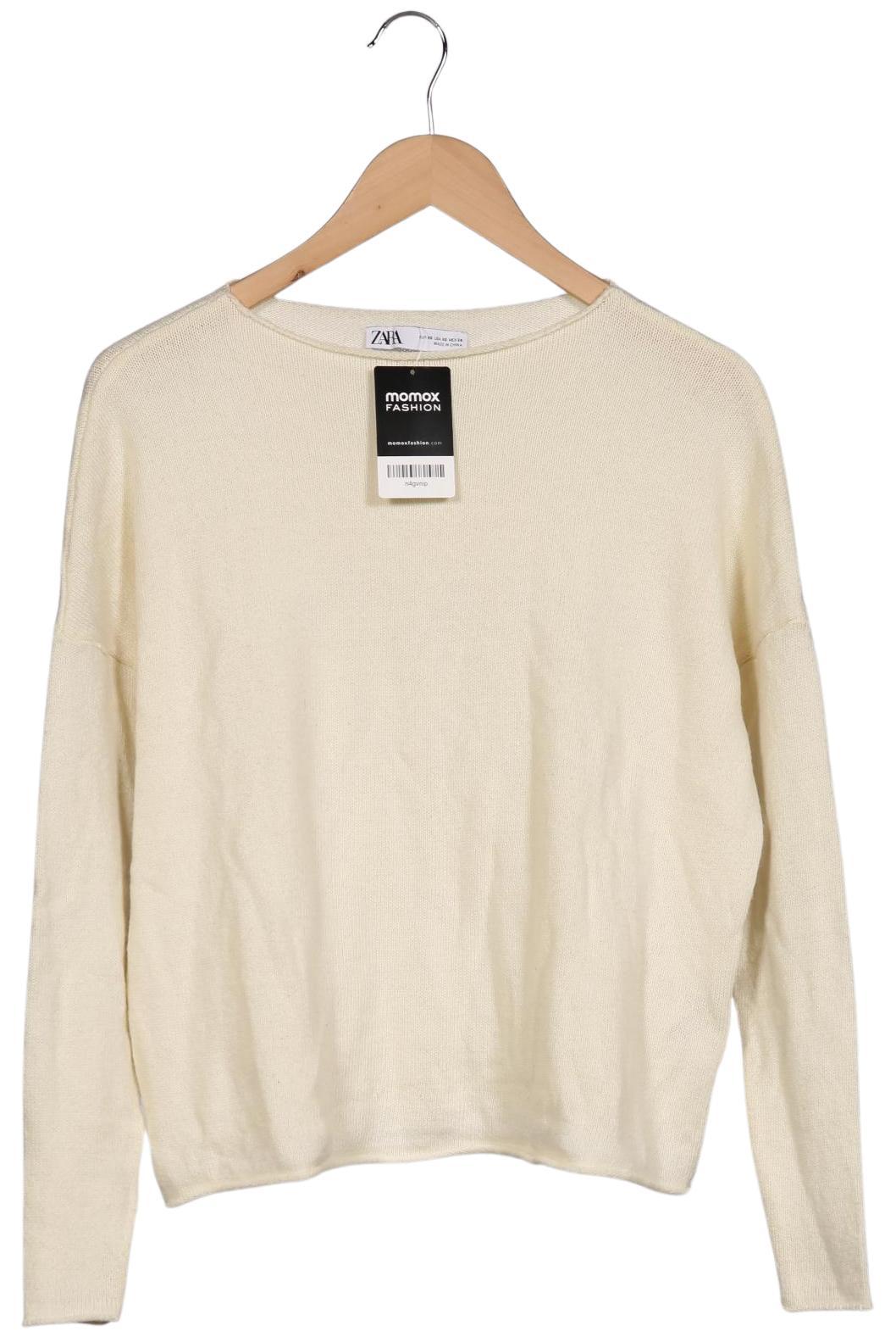 

Zara Damen Pullover, cremeweiß, Gr. 34