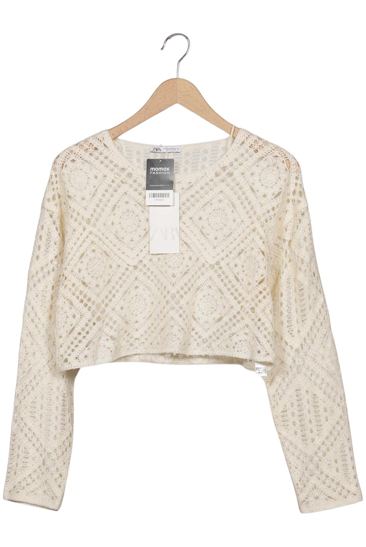 

Zara Damen Pullover, cremeweiß, Gr. 38
