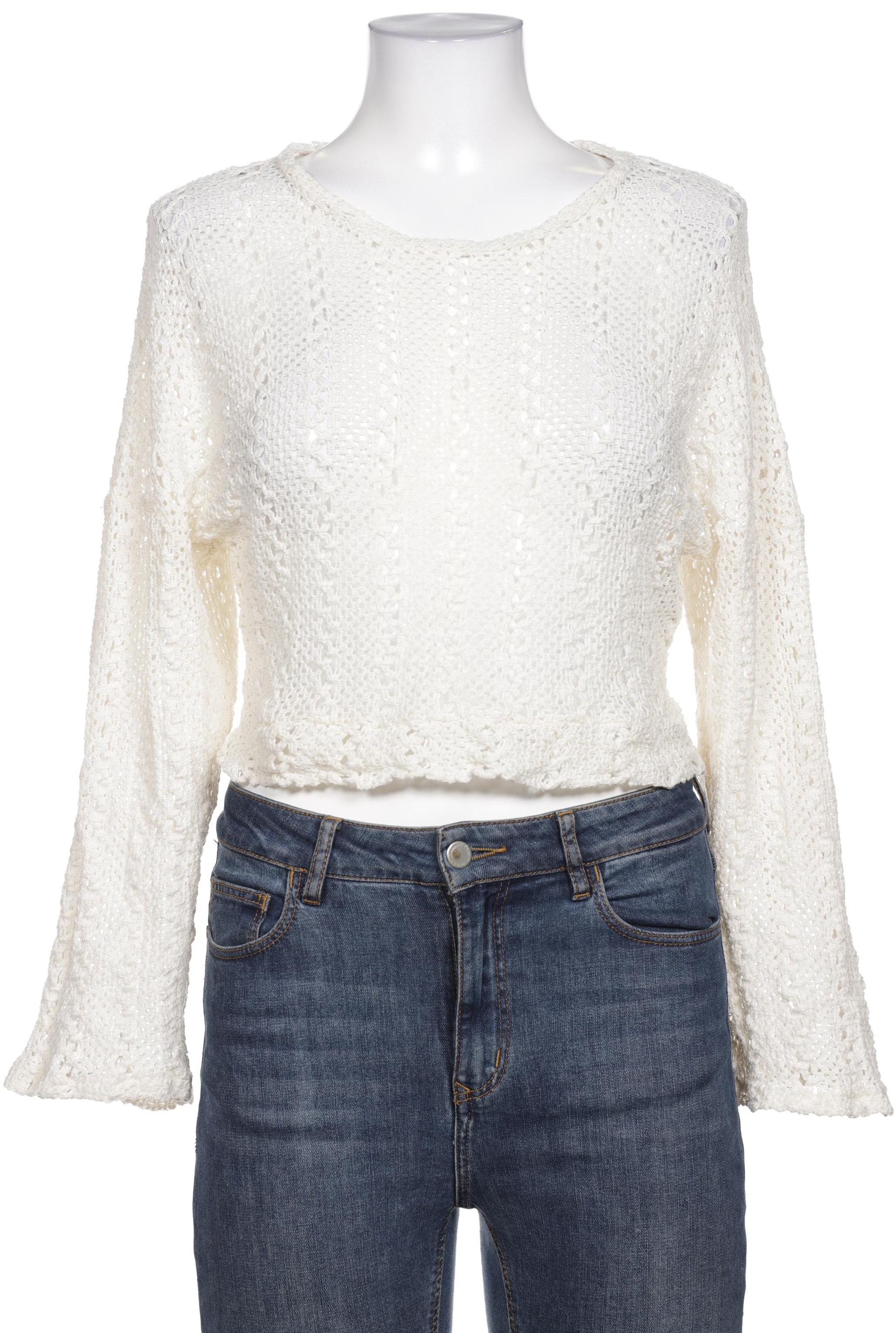 

ZARA Damen Pullover, cremeweiß