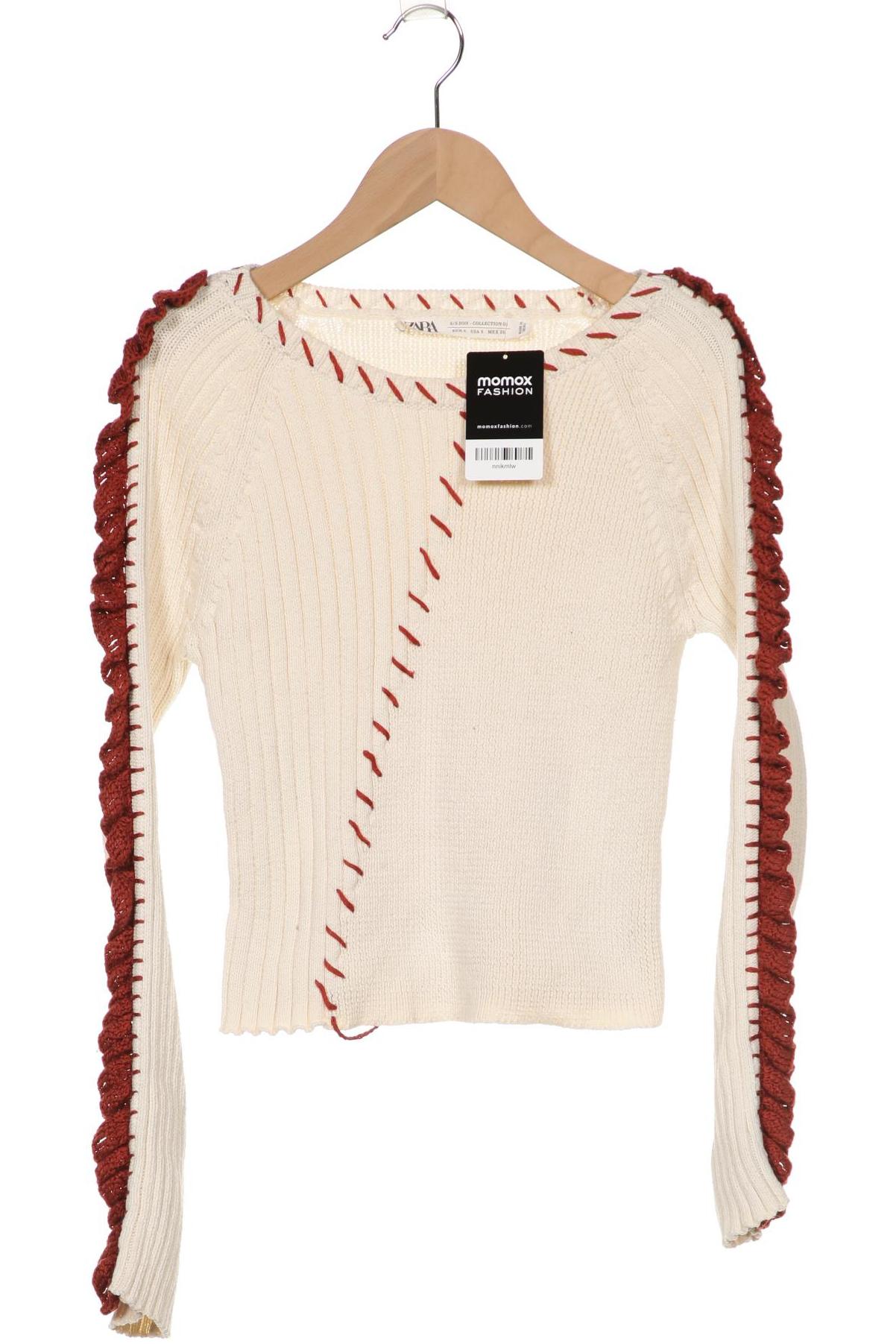 

ZARA Damen Pullover, cremeweiß