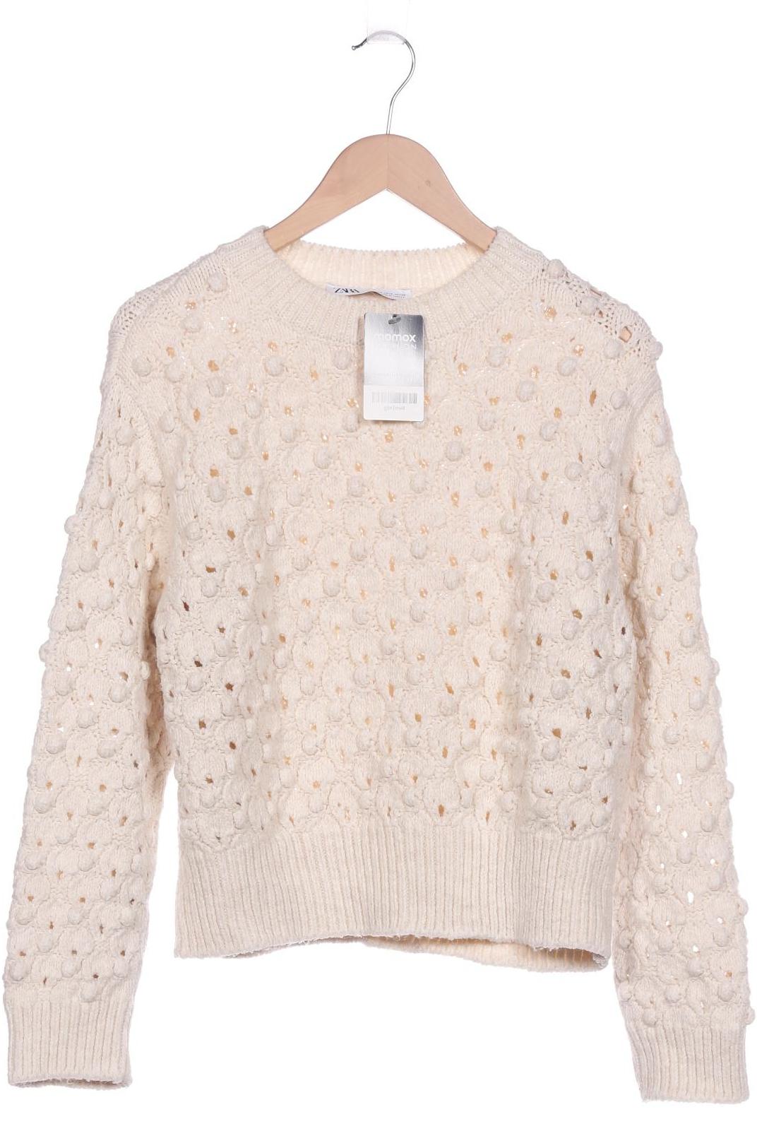 

Zara Damen Pullover, cremeweiß, Gr. 36