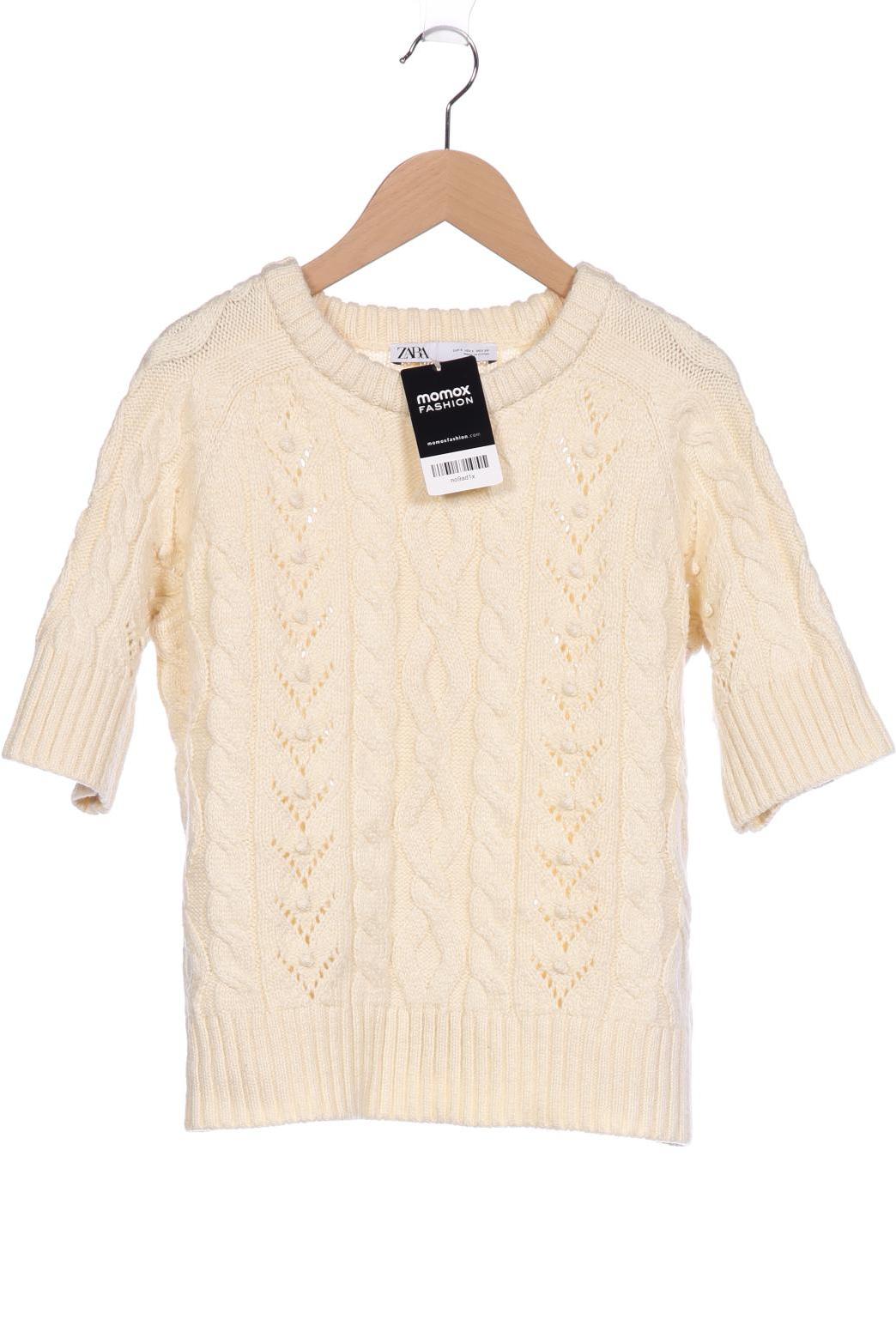 

ZARA Damen Pullover, cremeweiß