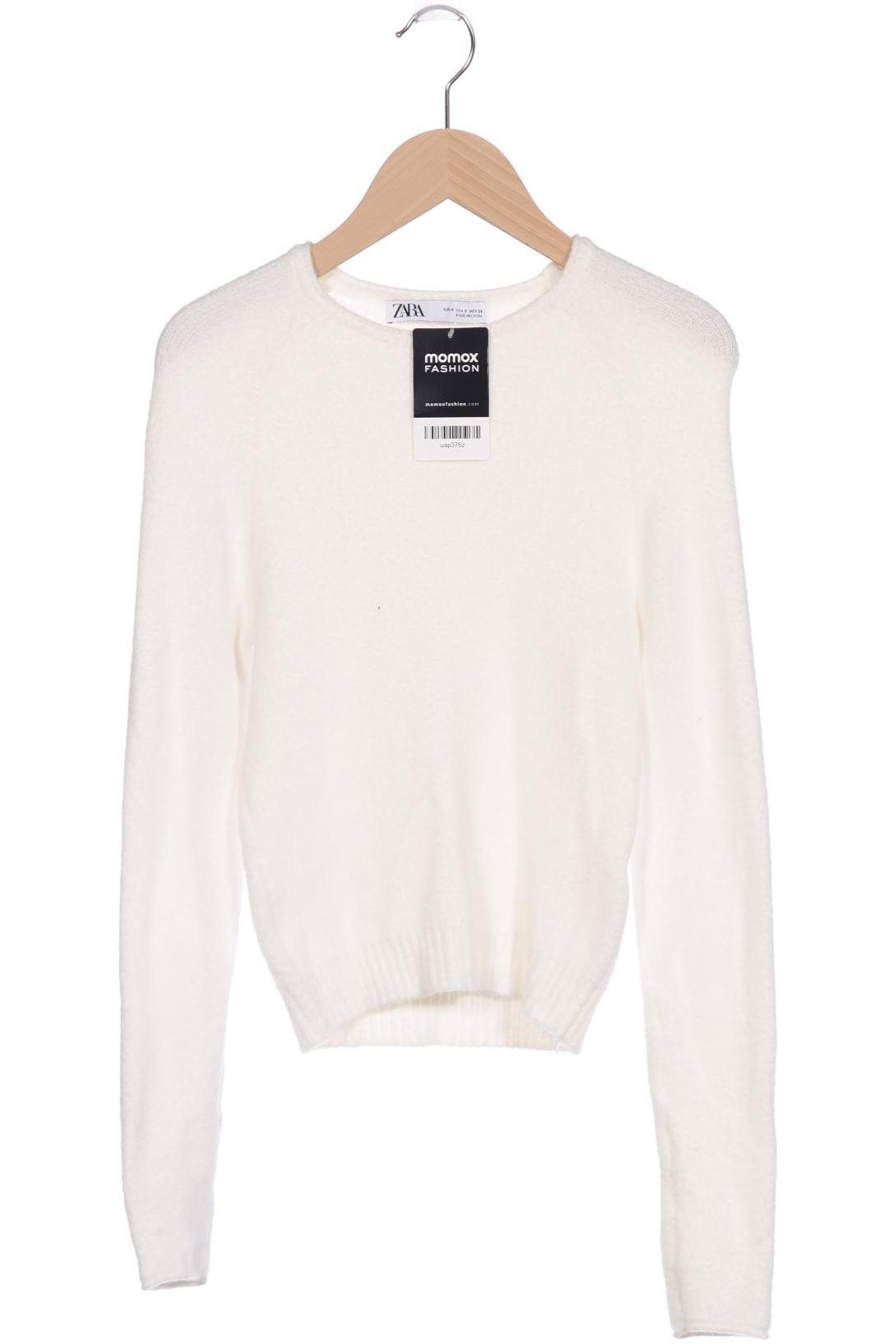 

Zara Damen Pullover, weiß, Gr. 36