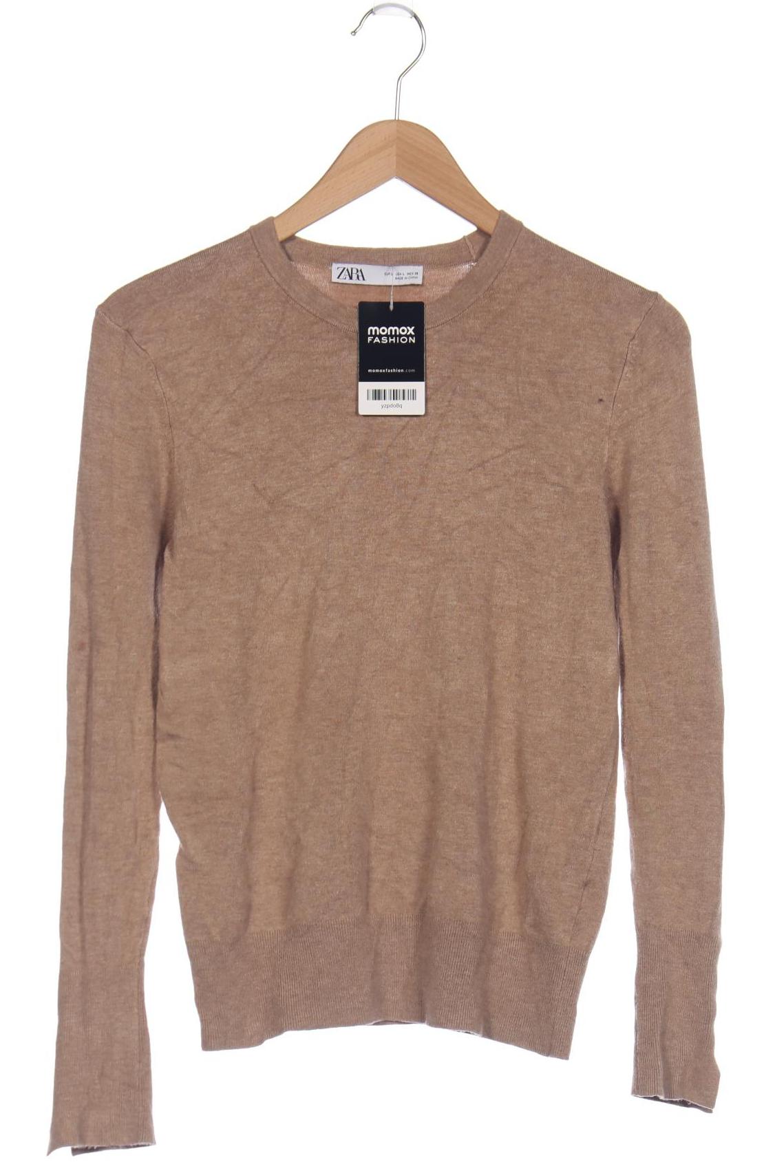 

ZARA Damen Pullover, beige