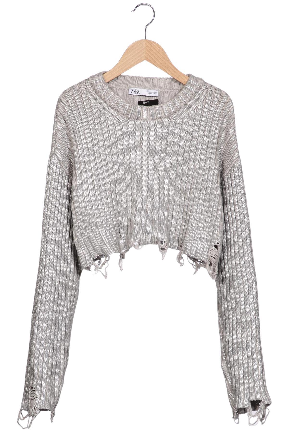 

Zara Damen Pullover, grau, Gr. 38