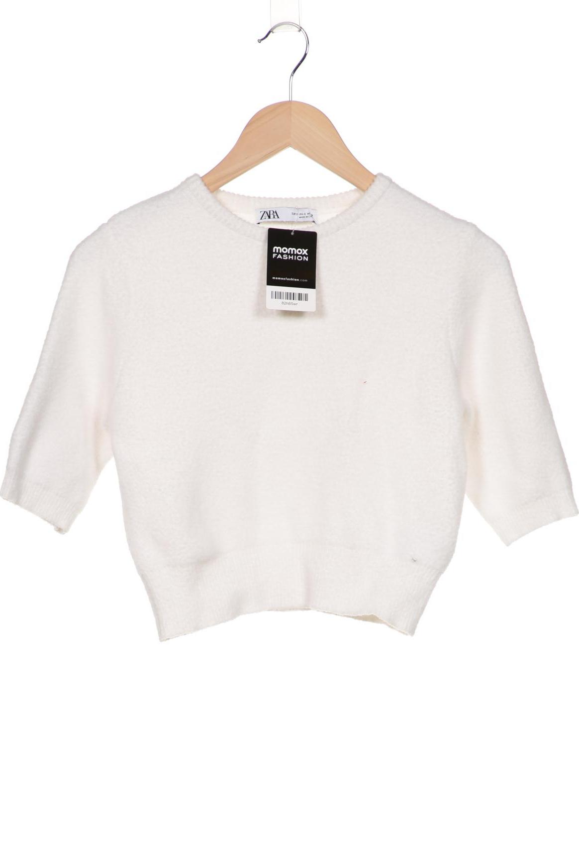 

Zara Damen Pullover, weiß, Gr. 36