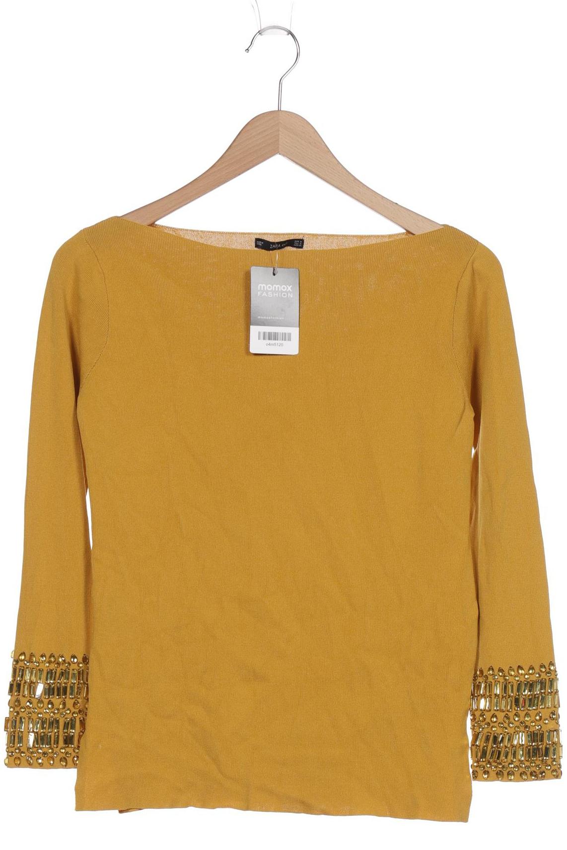 

ZARA Damen Pullover, gelb
