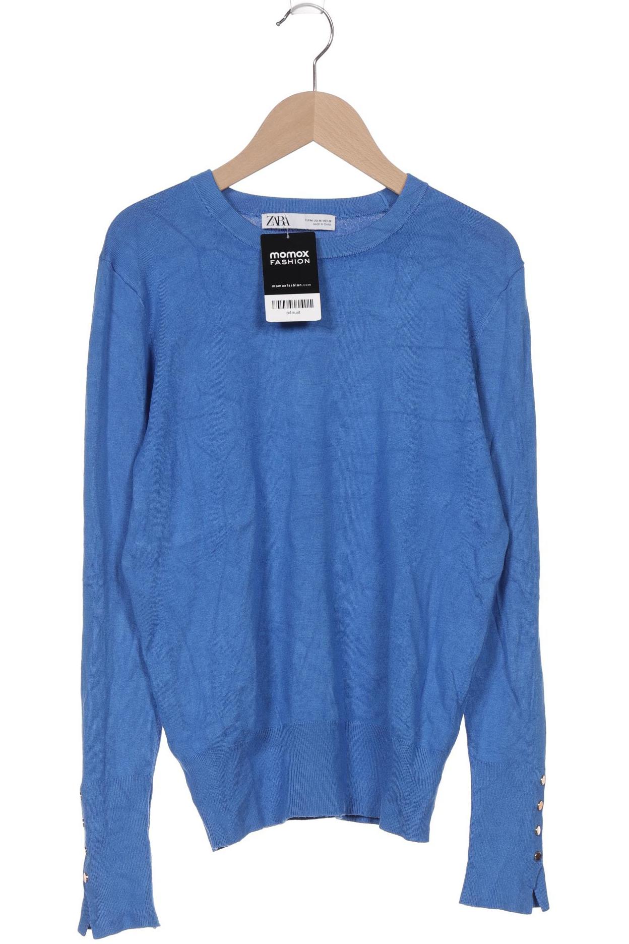 

ZARA Damen Pullover, blau