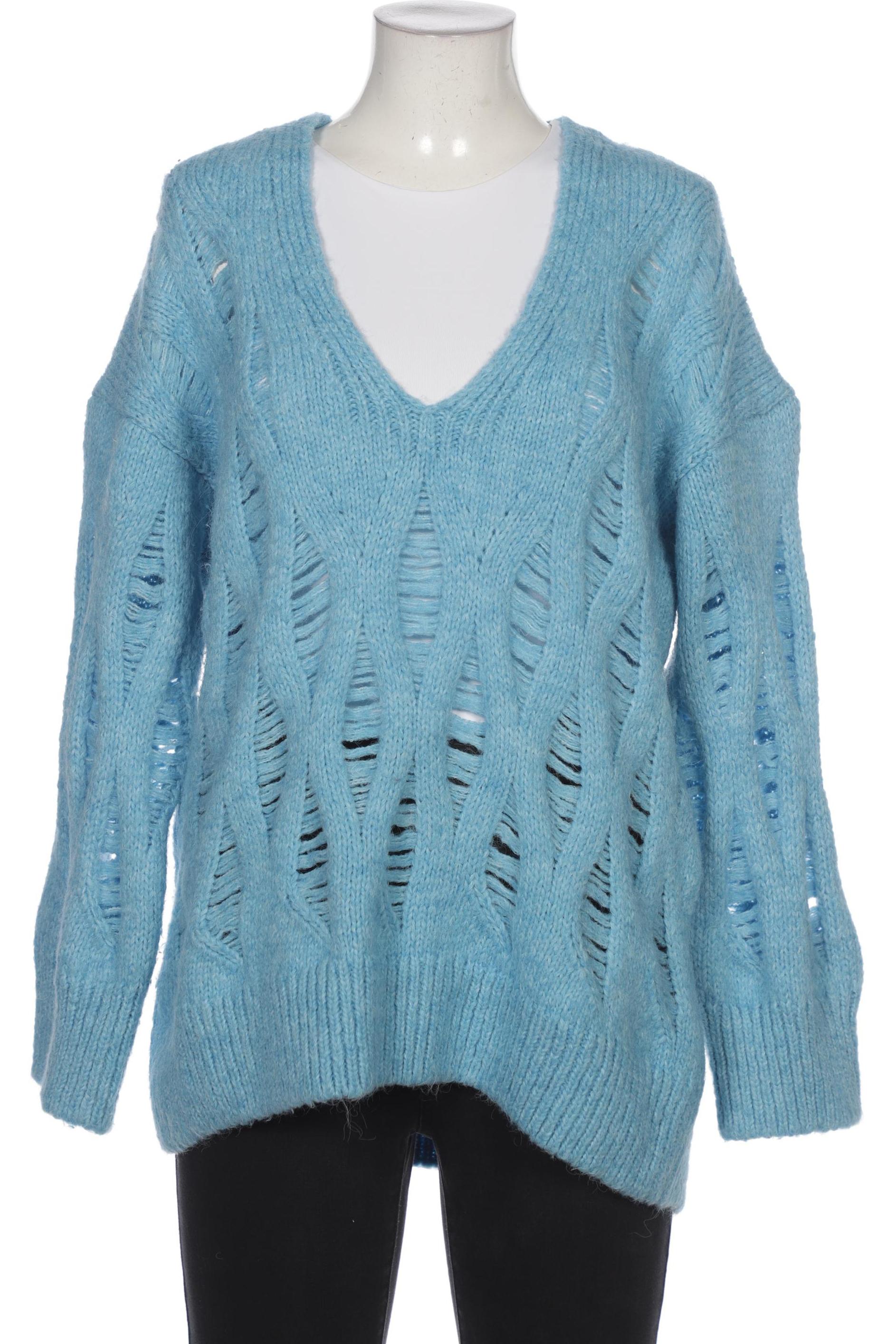 

ZARA Damen Pullover, blau