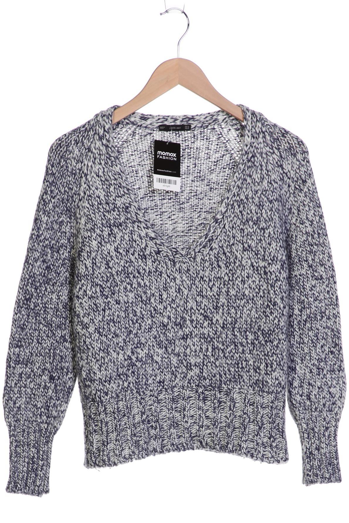 

ZARA Damen Pullover, marineblau