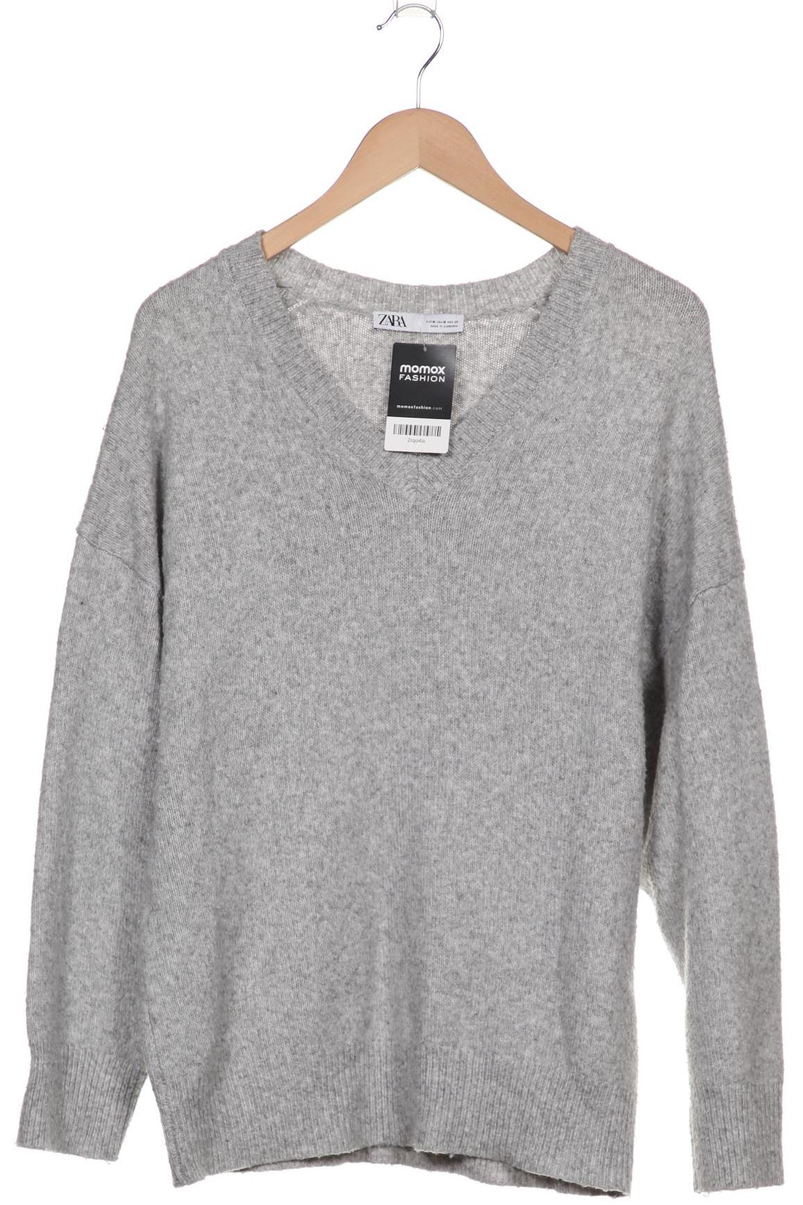 

Zara Damen Pullover, silber, Gr. 38