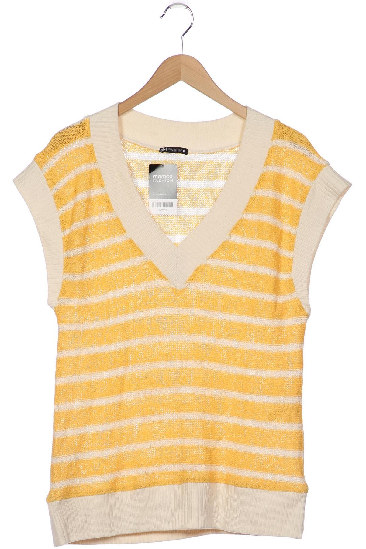 

ZARA Damen Pullover, gelb