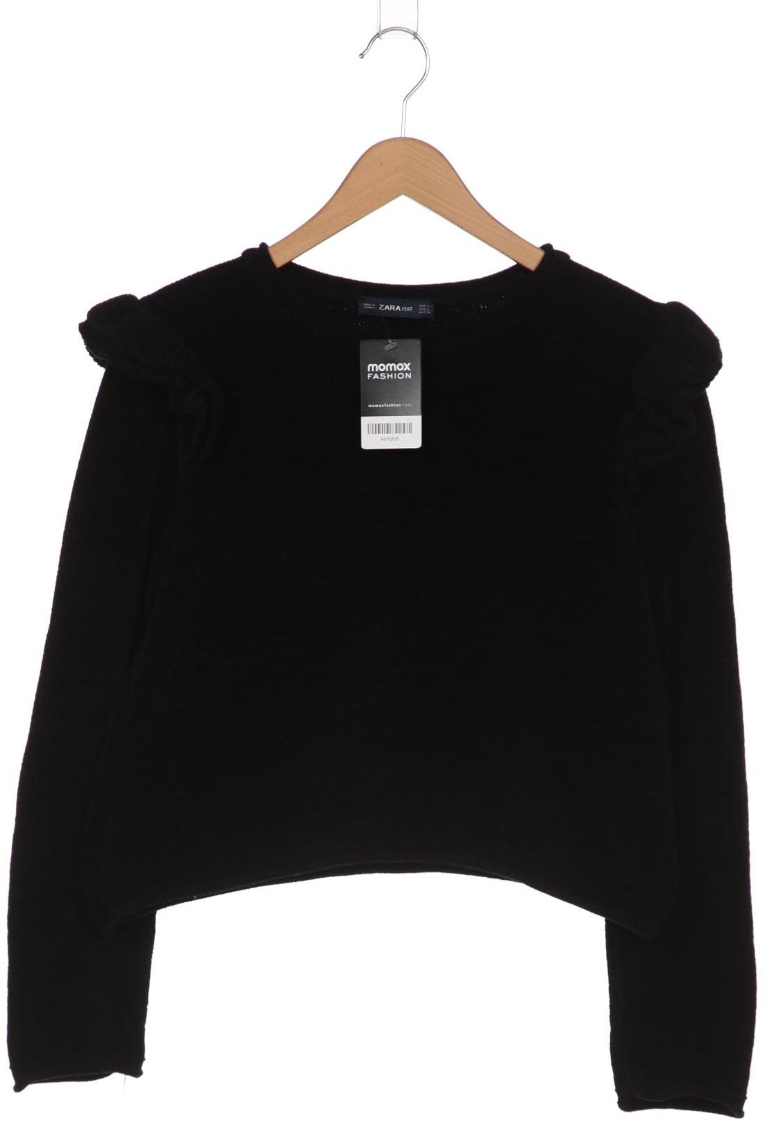 

ZARA Damen Pullover, schwarz