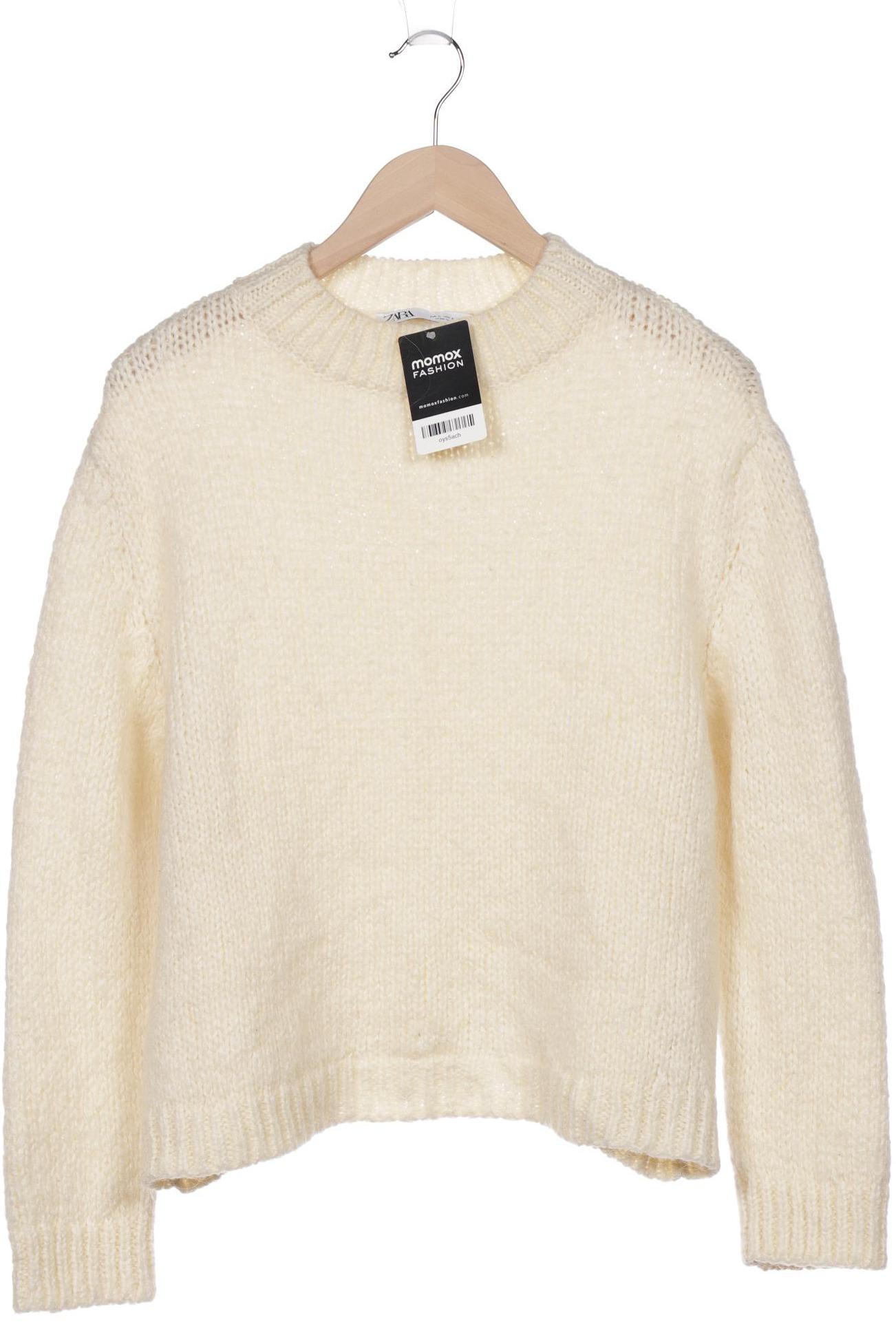 

ZARA Damen Pullover, cremeweiß