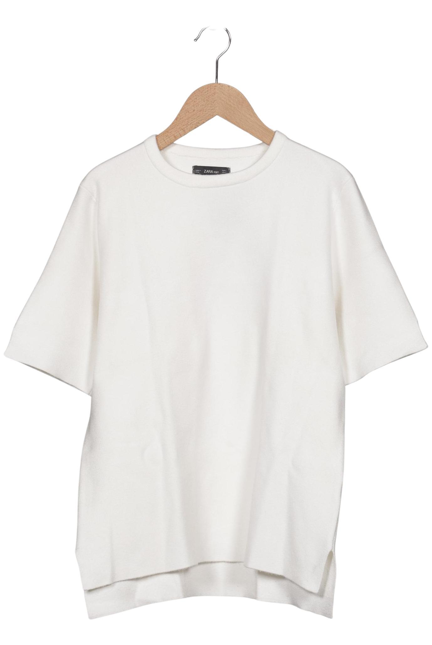 

Zara Damen Pullover, weiß, Gr. 42