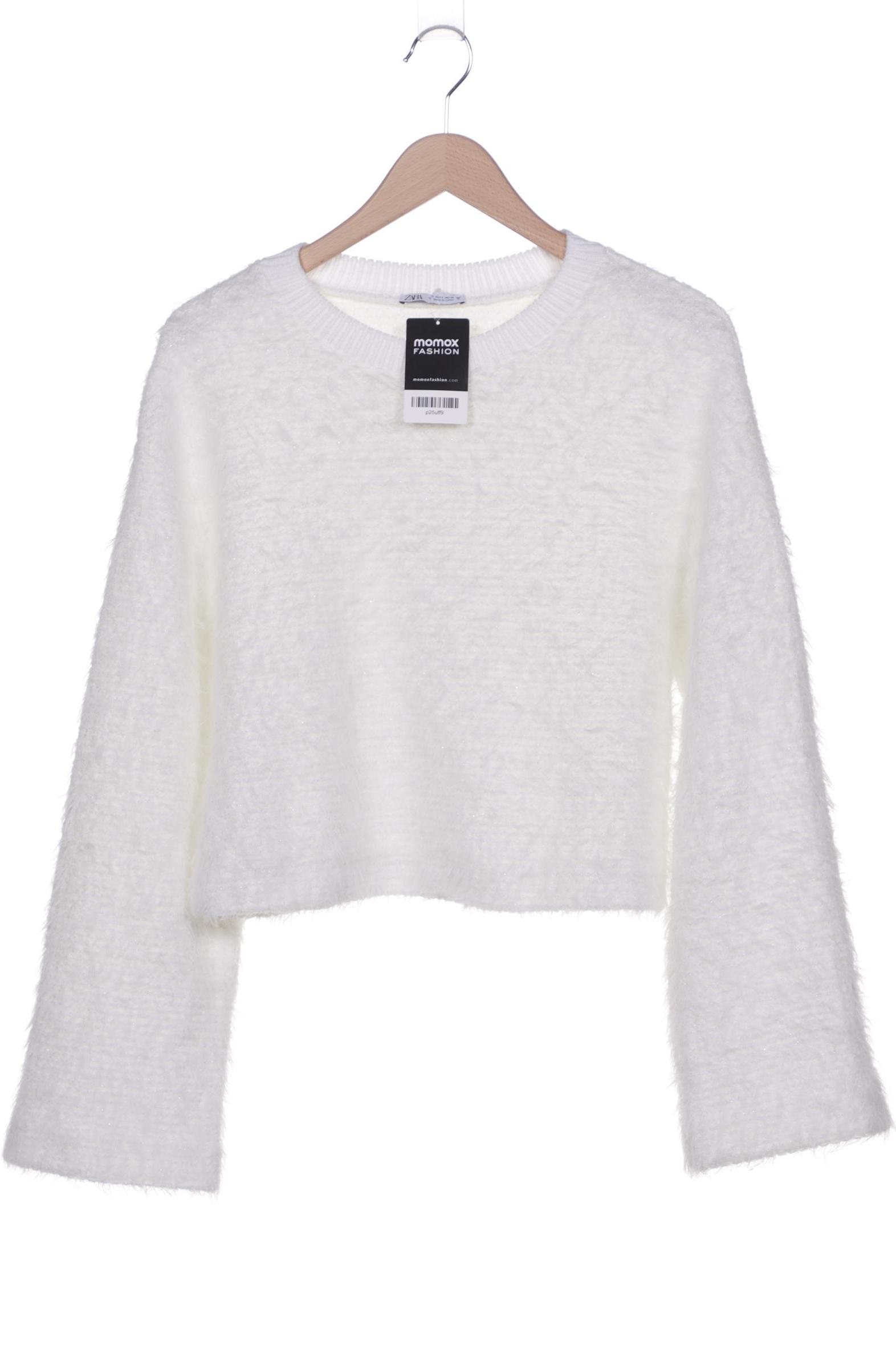 

Zara Damen Pullover, weiß, Gr. 42
