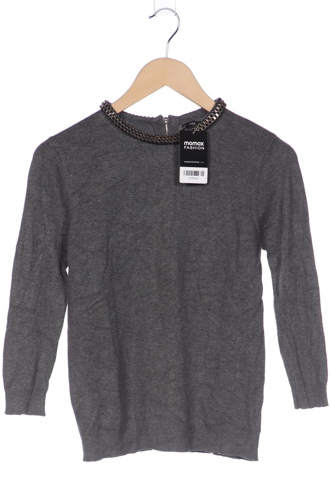 

ZARA Damen Pullover, grau