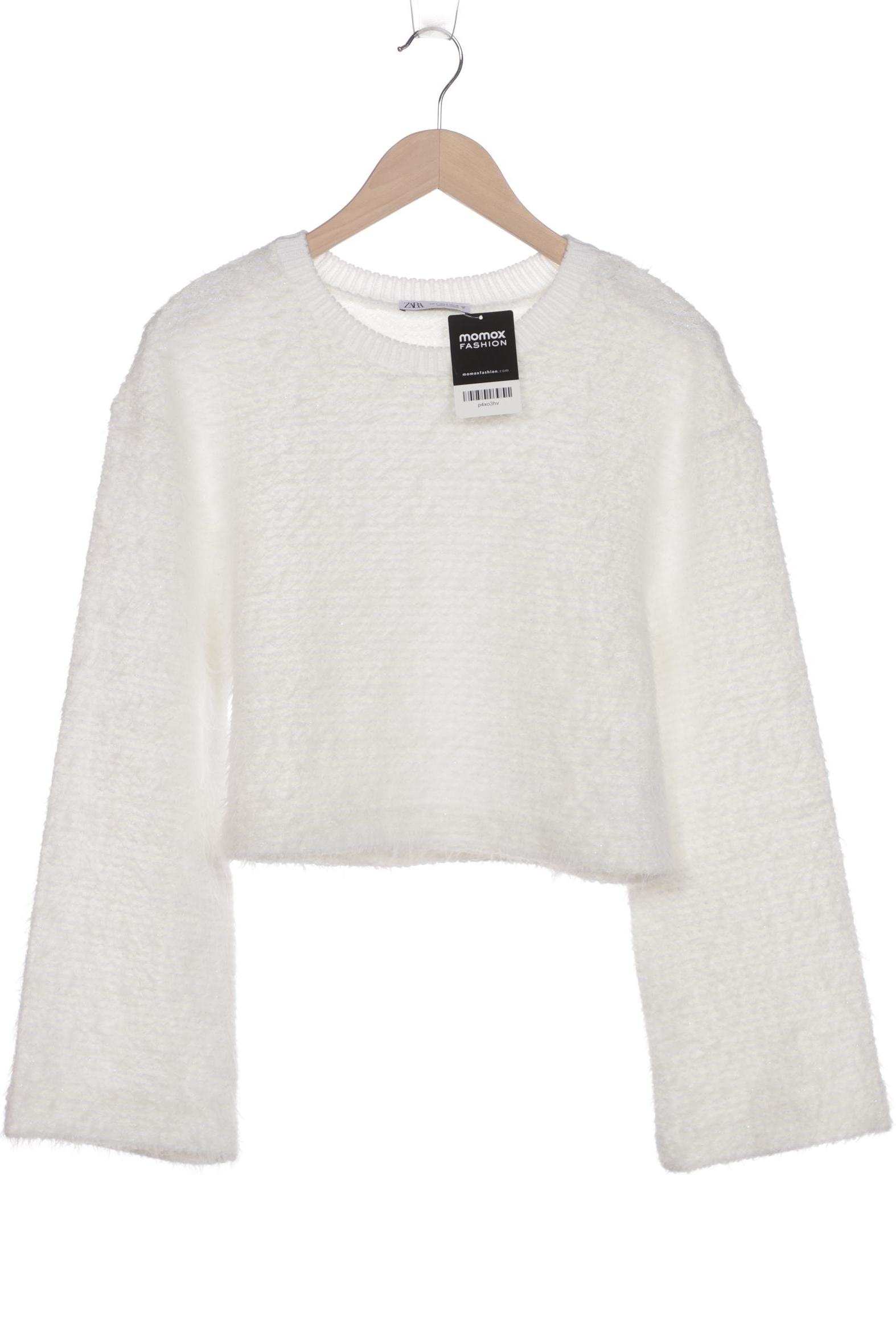 

Zara Damen Pullover, weiß, Gr. 36