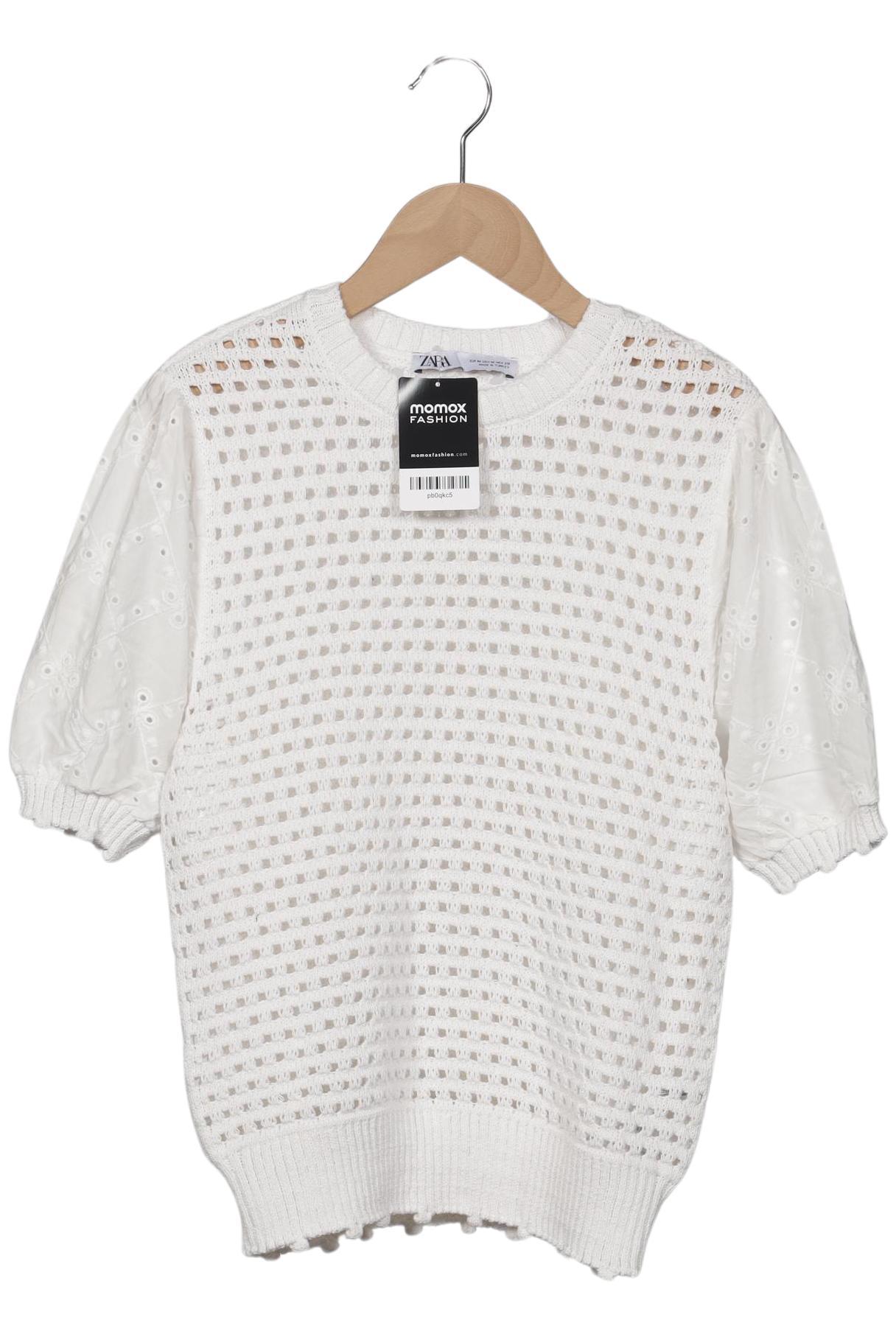 

Zara Damen Pullover, weiß, Gr. 38