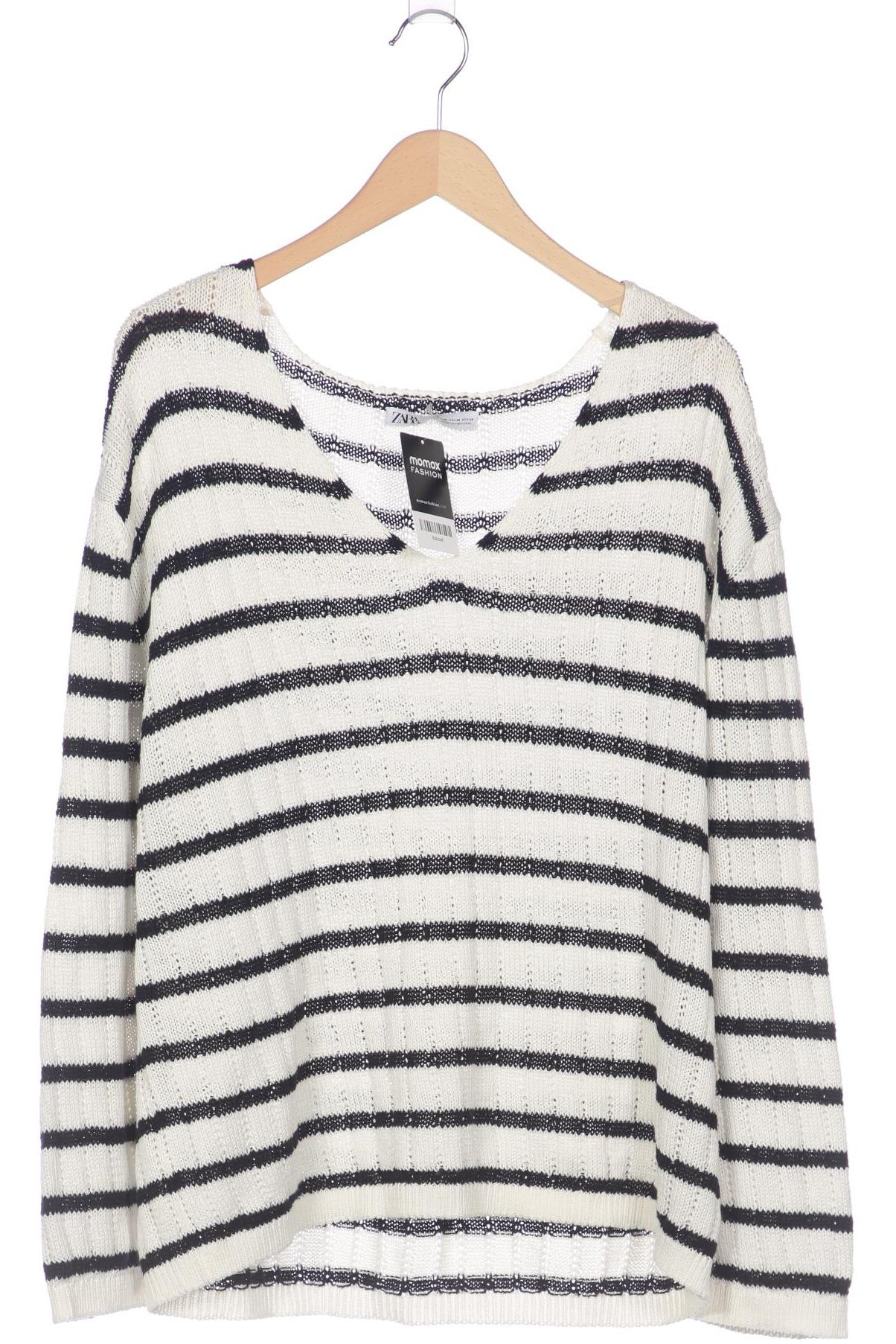 

Zara Damen Pullover, weiß, Gr. 38