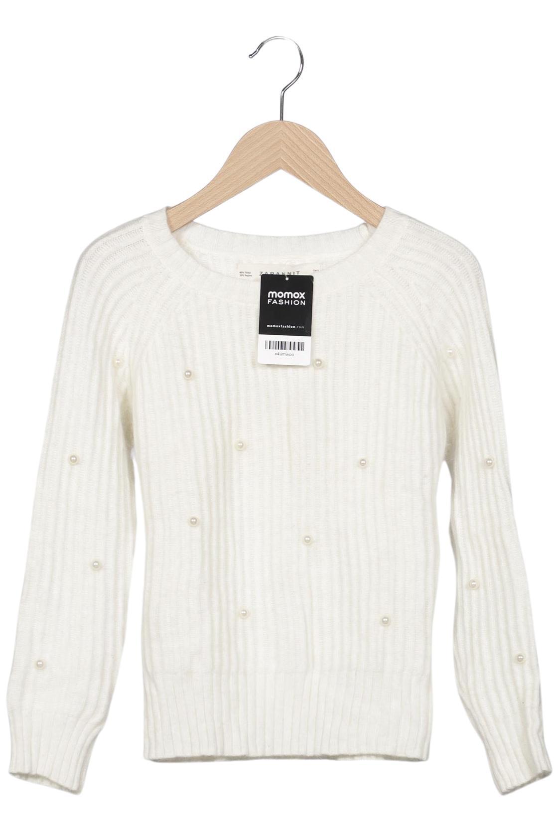 

Zara Damen Pullover, cremeweiß, Gr. 36