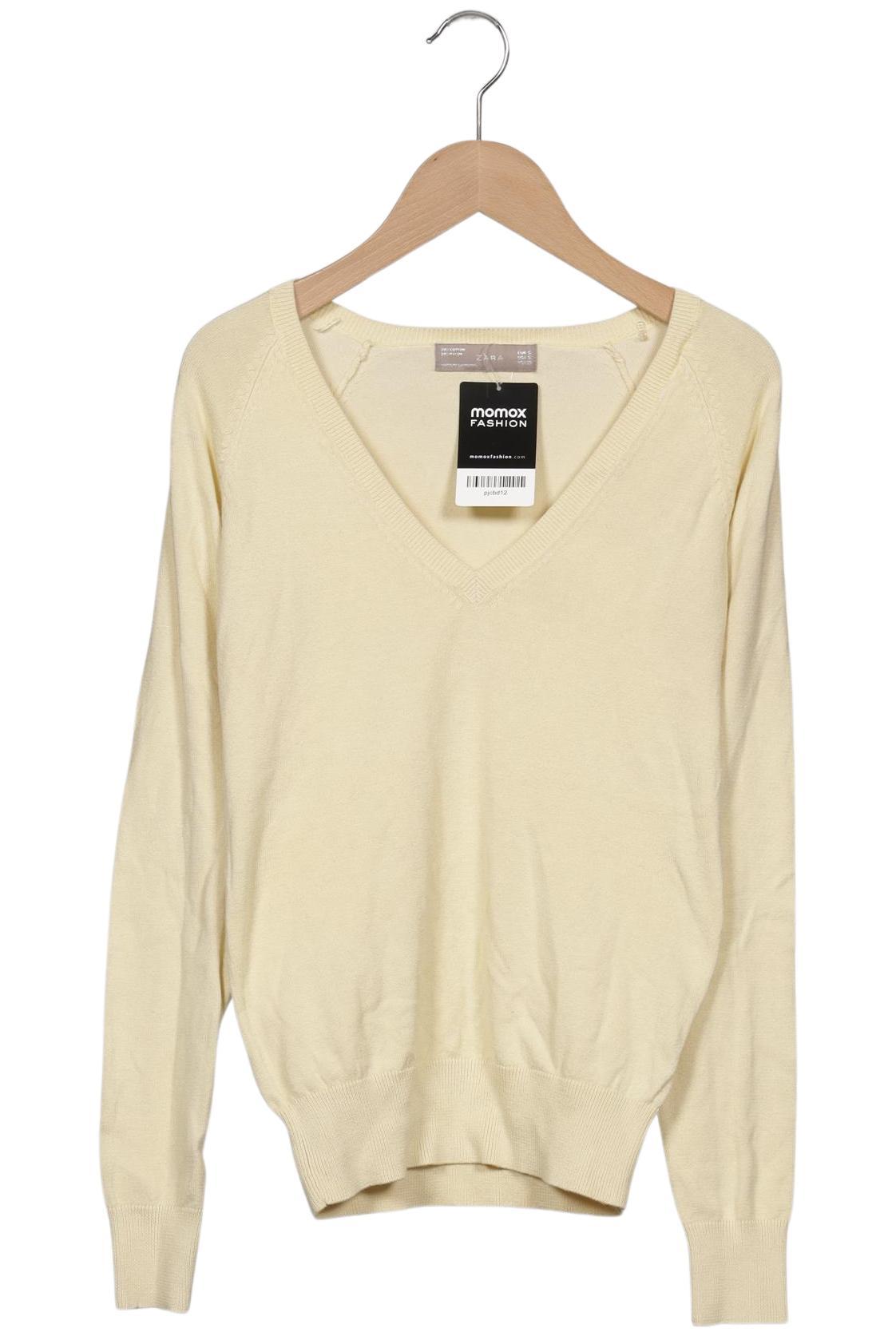

Zara Damen Pullover, cremeweiß, Gr. 36