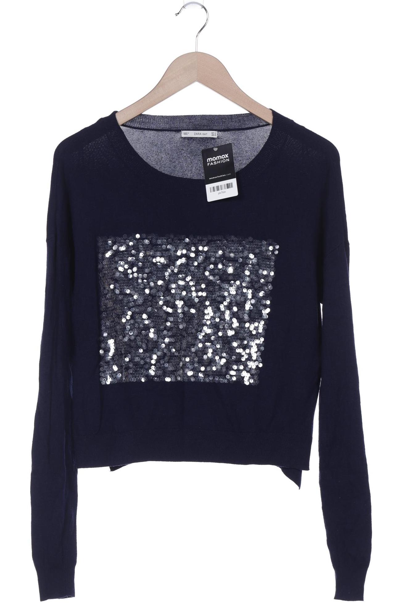 

Zara Damen Pullover, marineblau, Gr. 38