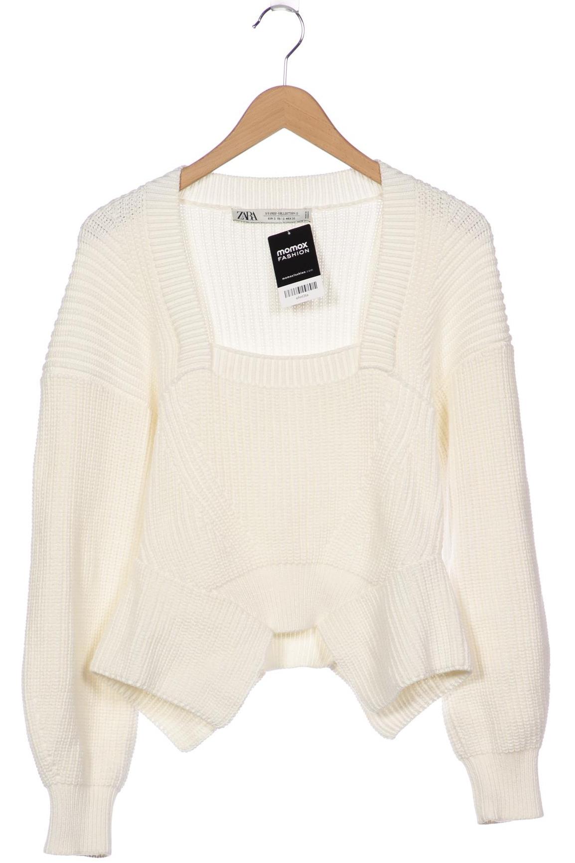 

ZARA Damen Pullover, cremeweiß