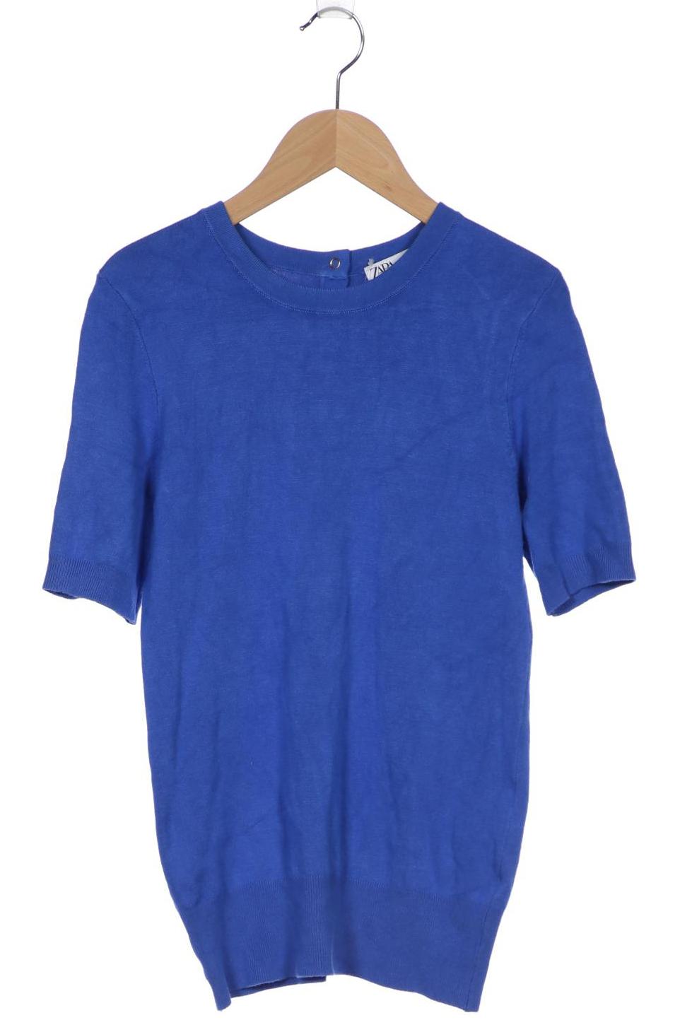 

ZARA Damen Pullover, blau